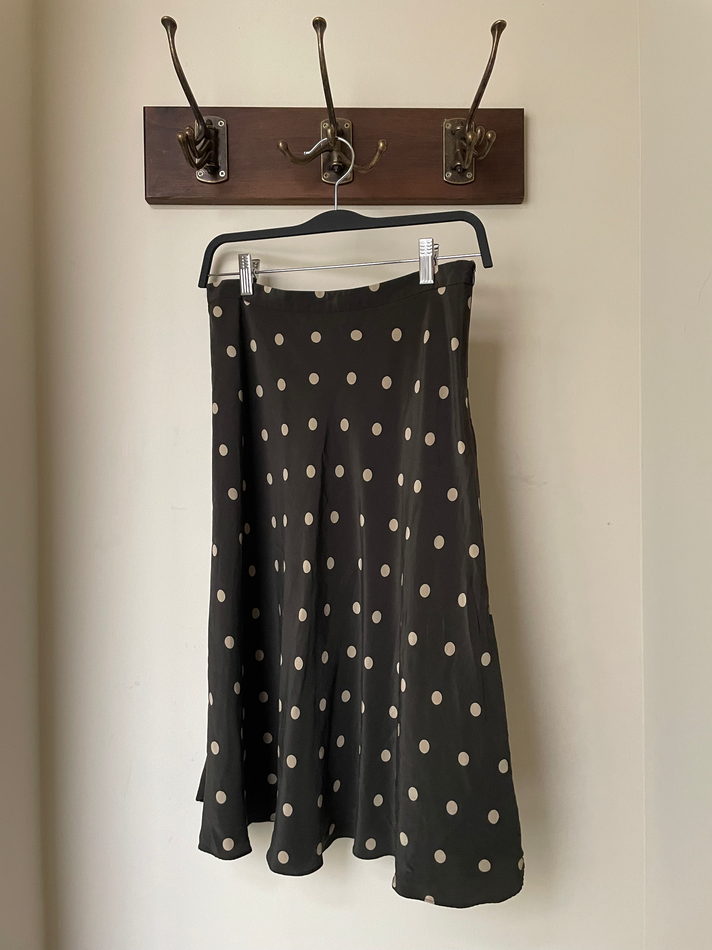 Silk Polka Dot Skirt – Banana Republic