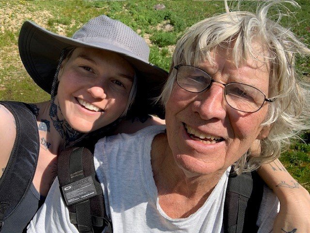 Writer Kent Nelson and his daughter Alvie