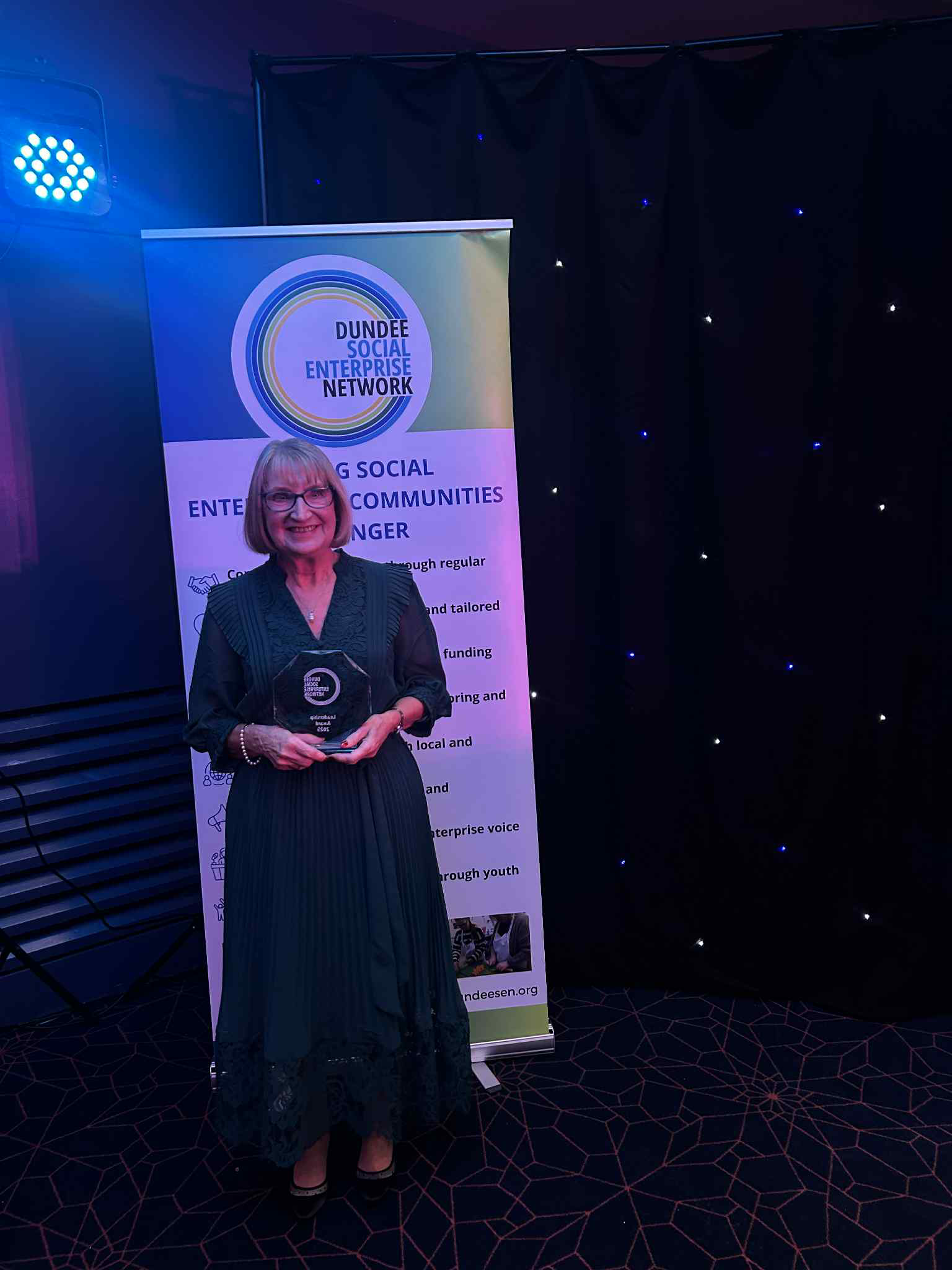 Leadership Award Winner 2025 - Margaret Mitchell (Dundee Stroke Exercise Club)