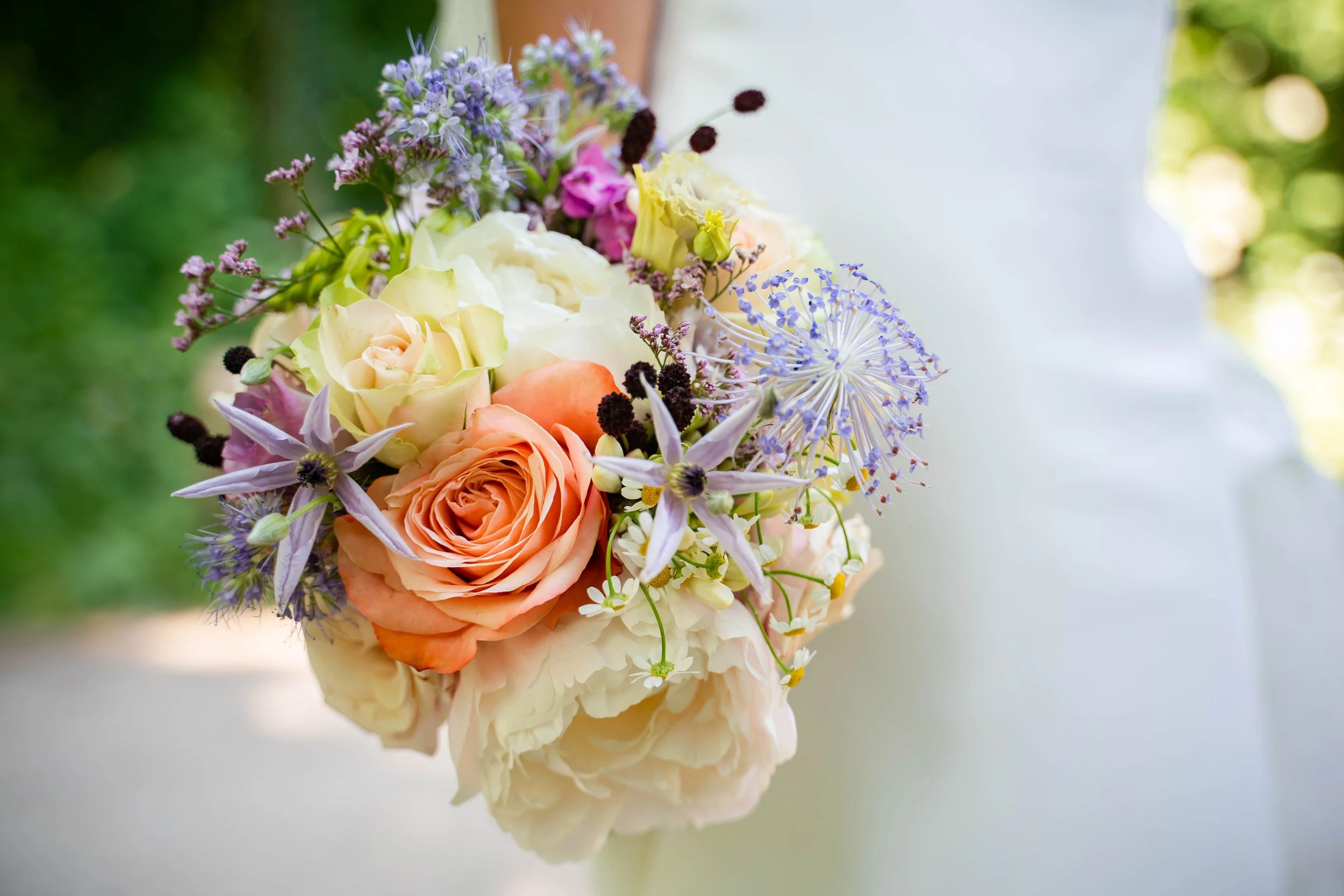 Bruiloftfotografie regio Utrecht detail van bloemen door DiasPictures
