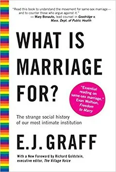 Book cover of What Is Marriage For? by E.J. Graff