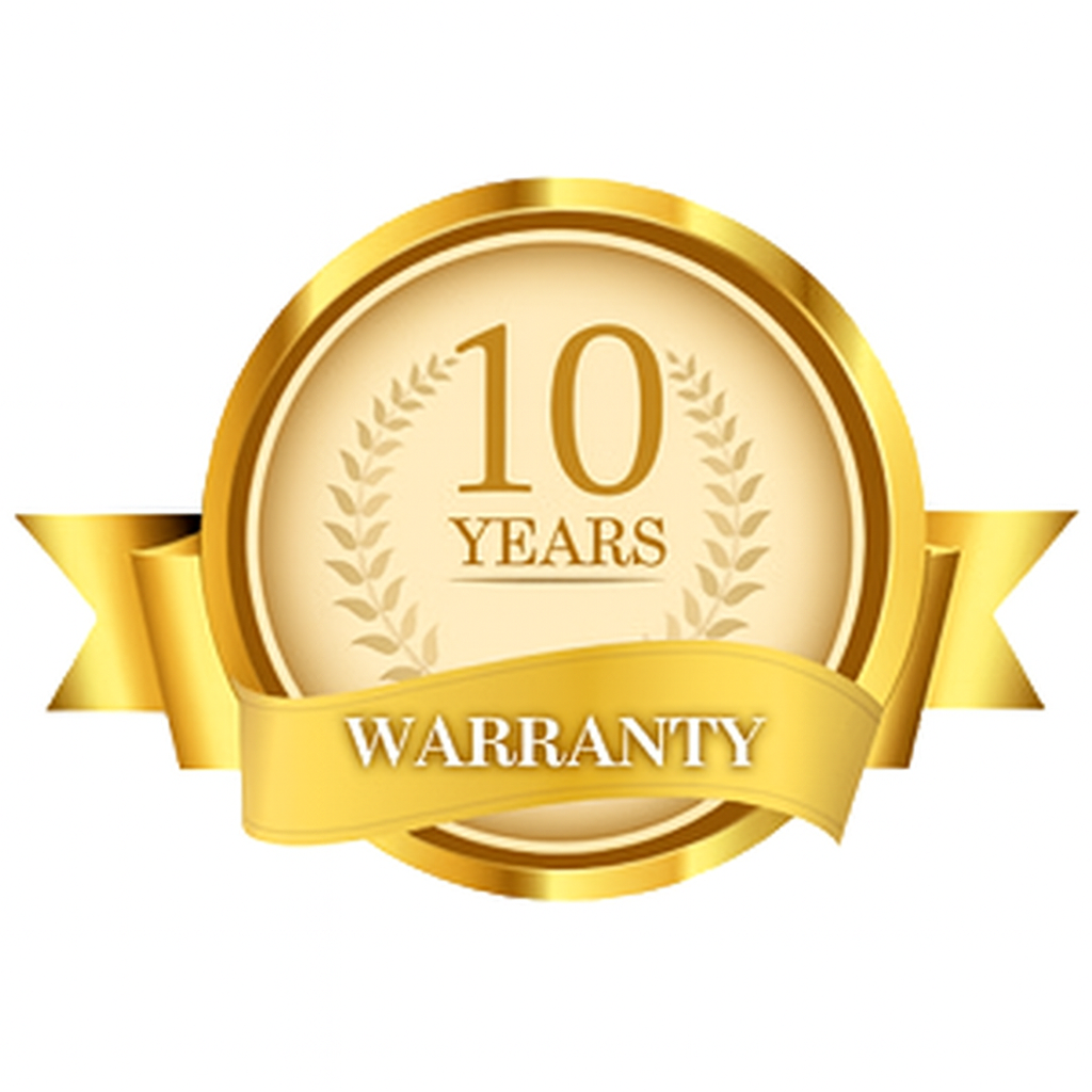 10 Year Warranty Badge