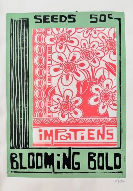 Impatiens - Vintage Seed Packet