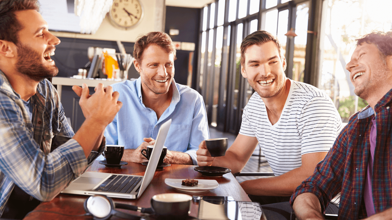 Neurodivergent adults socializing authentically after working with a late autism diagnosis coach in NJ