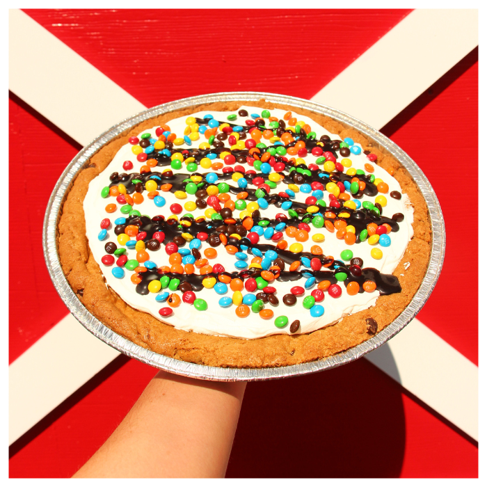 CHOCOLATE CHIP ICE CREAM PIZZA