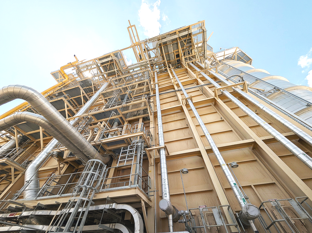 RUNNING RIGID CONDUIT TO TOP OF HRSG