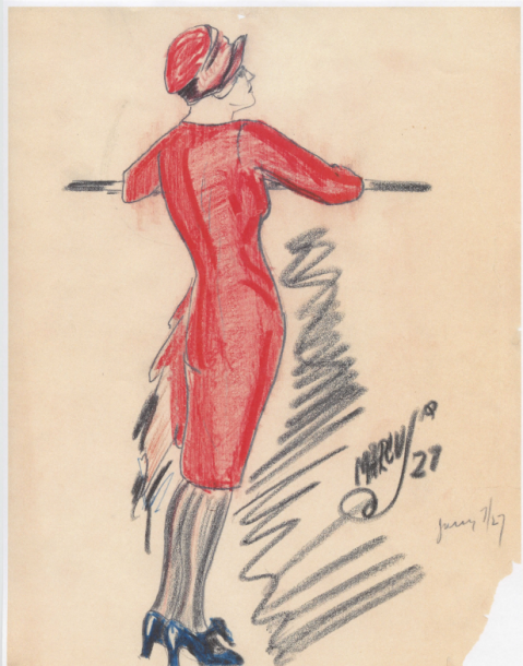 Lady in a Red Dress