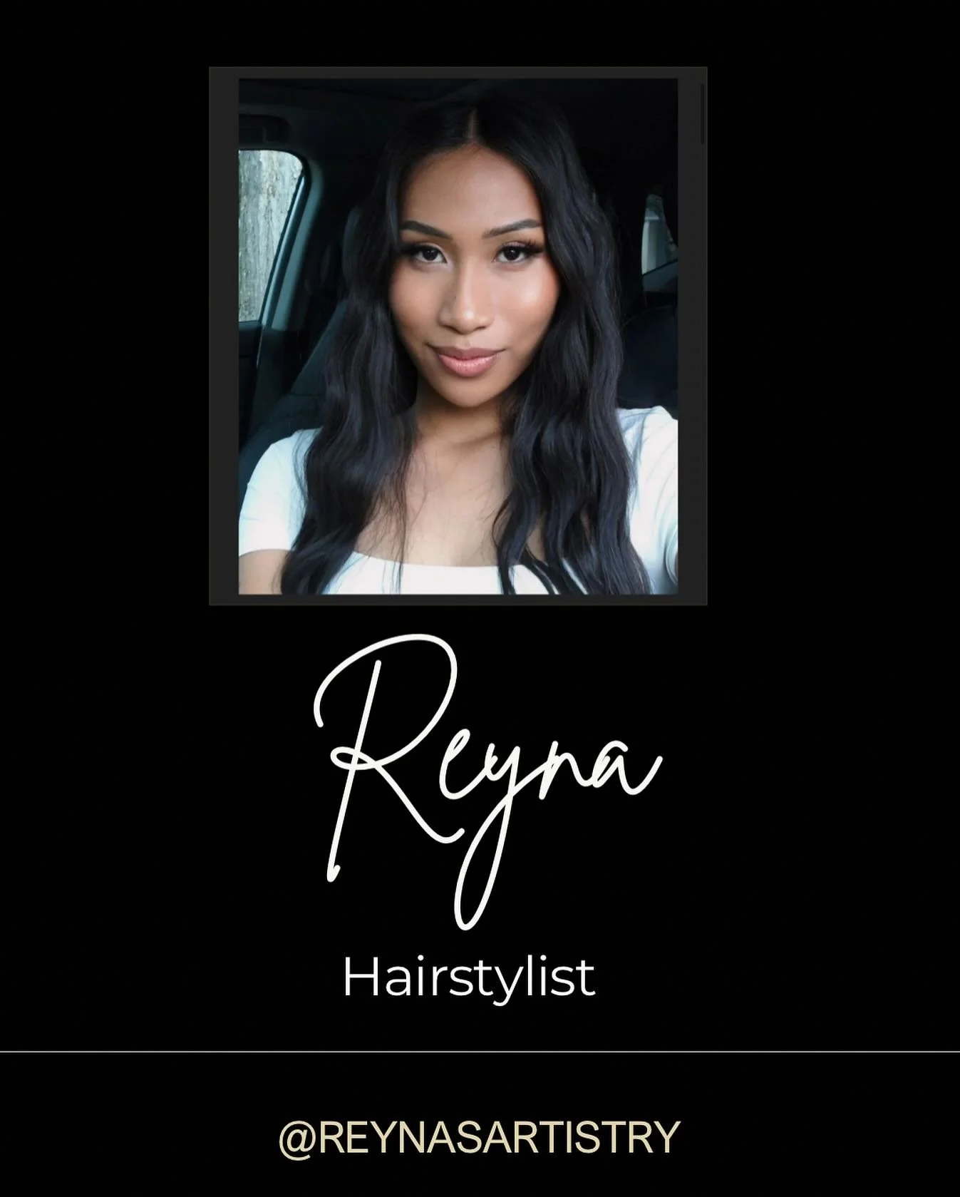 🖤Meet the Team🖤

Meet Reyna, a Red Seal Certified hairstylist. She has been working in the hair industry for the last 8 years.

Passionate about learning, she continuously updates herself by attending training courses related to hair and doing rese