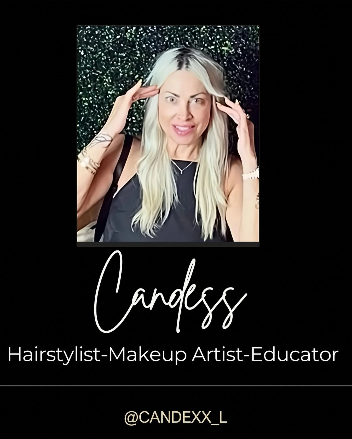 🖤Meet The Team🖤

With over three decades of experience in the beauty industry, Candess Remo is a master hairstylist and make-up artist known for her technical precision, artistic flair, and dedication to lifelong learning. A graduate of the Scienti