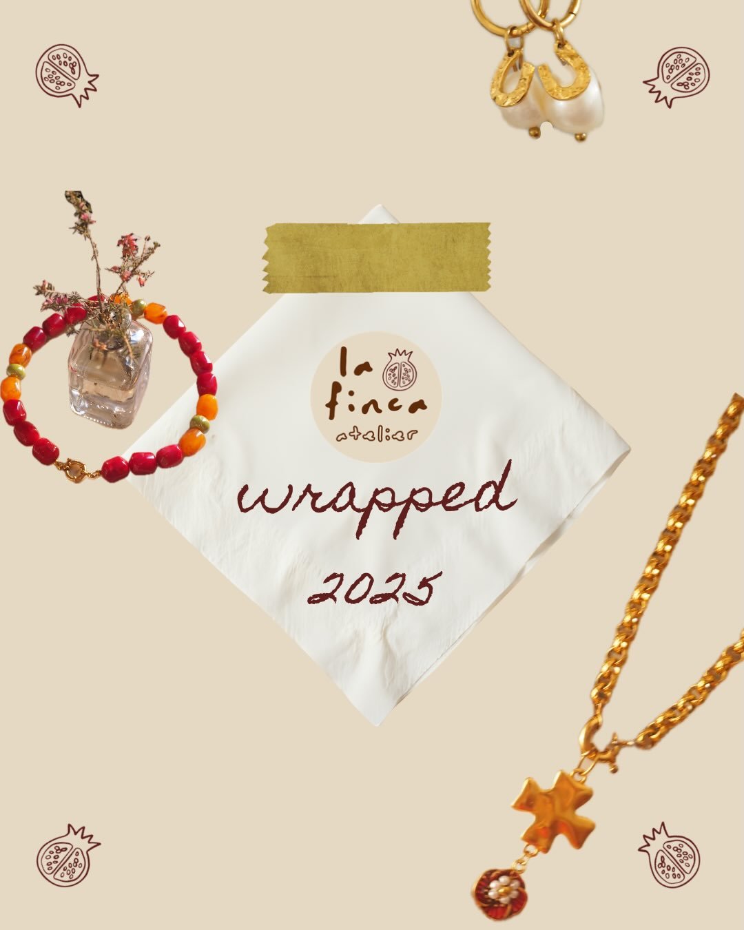 2025 at La Finca Atelier - a year of pearls, sobremesas &amp; pieces that found their people 🤍

Hope you're hungry for more Spanish flavour in 2026 ✨🪭