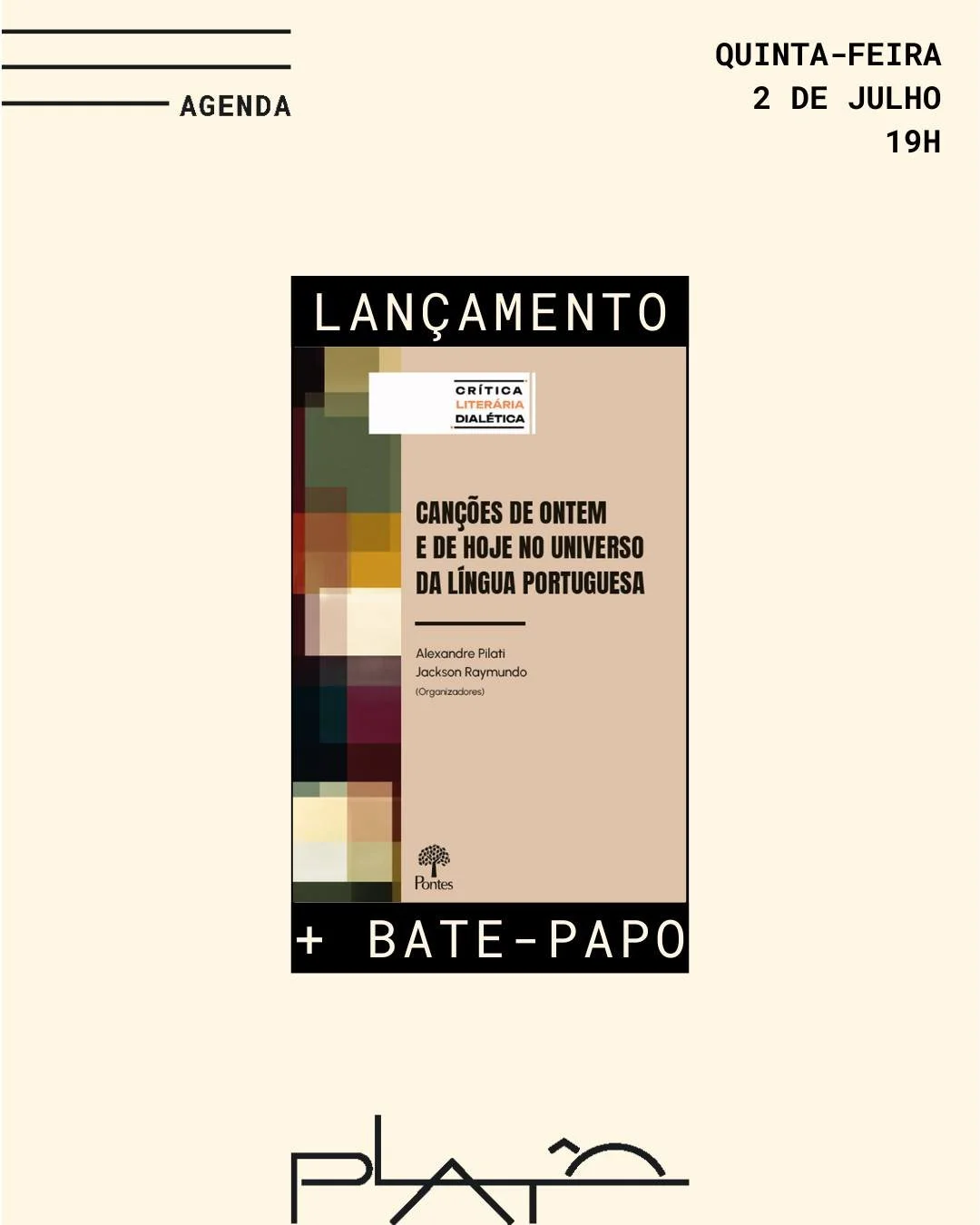 Lan&ccedil;amento do livro Can&ccedil;&otilde;es de ontem e de hoje no universo da l&iacute;ngua portuguesa.

A obra re&uacute;ne 17 ensaios in&eacute;ditos que aproximam as cantigas galego-portuguesas medievais da can&ccedil;&atilde;o popular contem