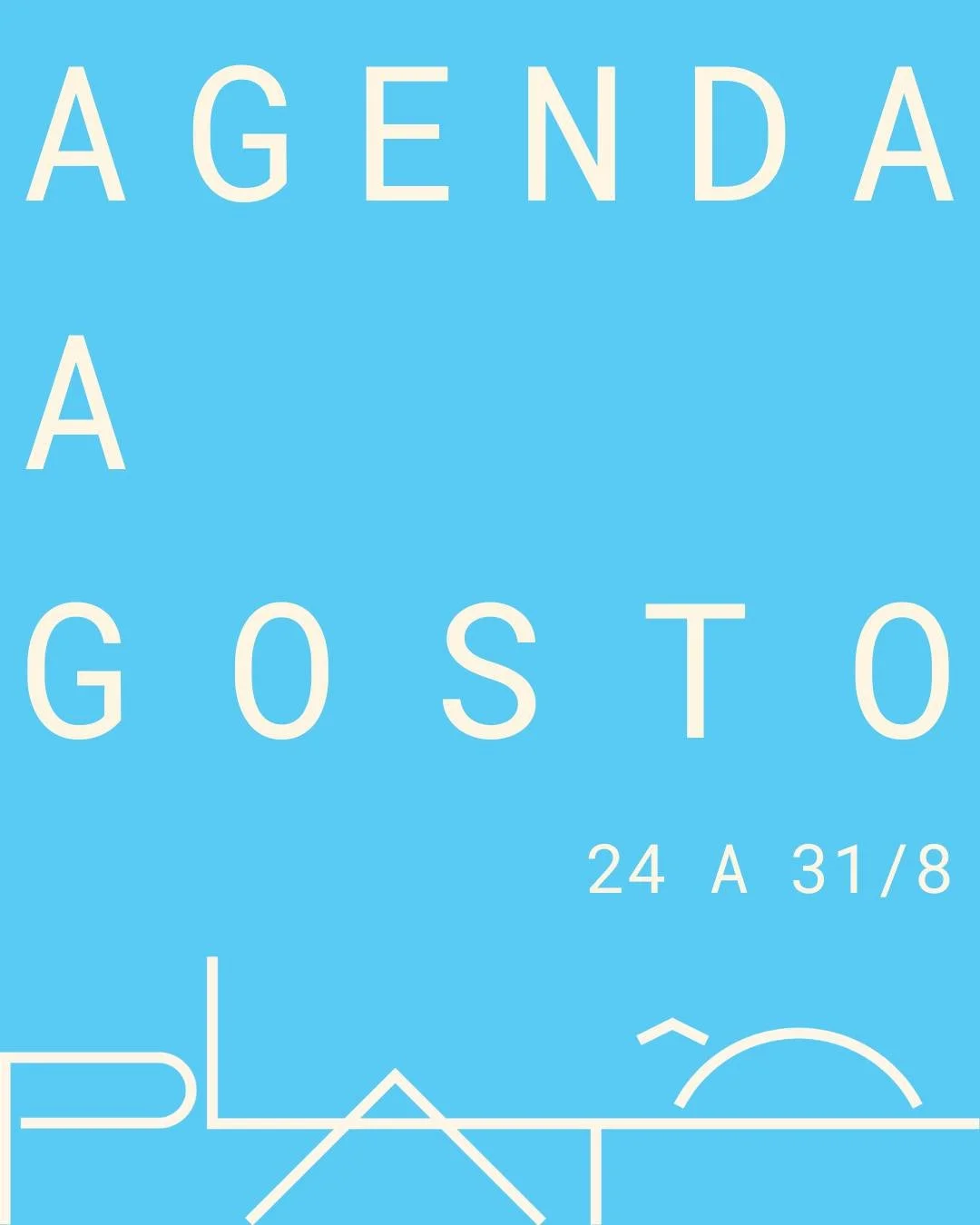 AGENDA DA SEMANA (24 A 31/8)

Ter&ccedil;a, 25/8, &agrave;s 19hs - C&Iacute;RCULO DE LEITURA de literatura antiga; o assunto do primeiro encontro &eacute; Ov&iacute;dio e A Arte de Amar. 

Quinta, 27/8, &agrave;s 19hs - LAN&Ccedil;AMENTO de Nuvem gig