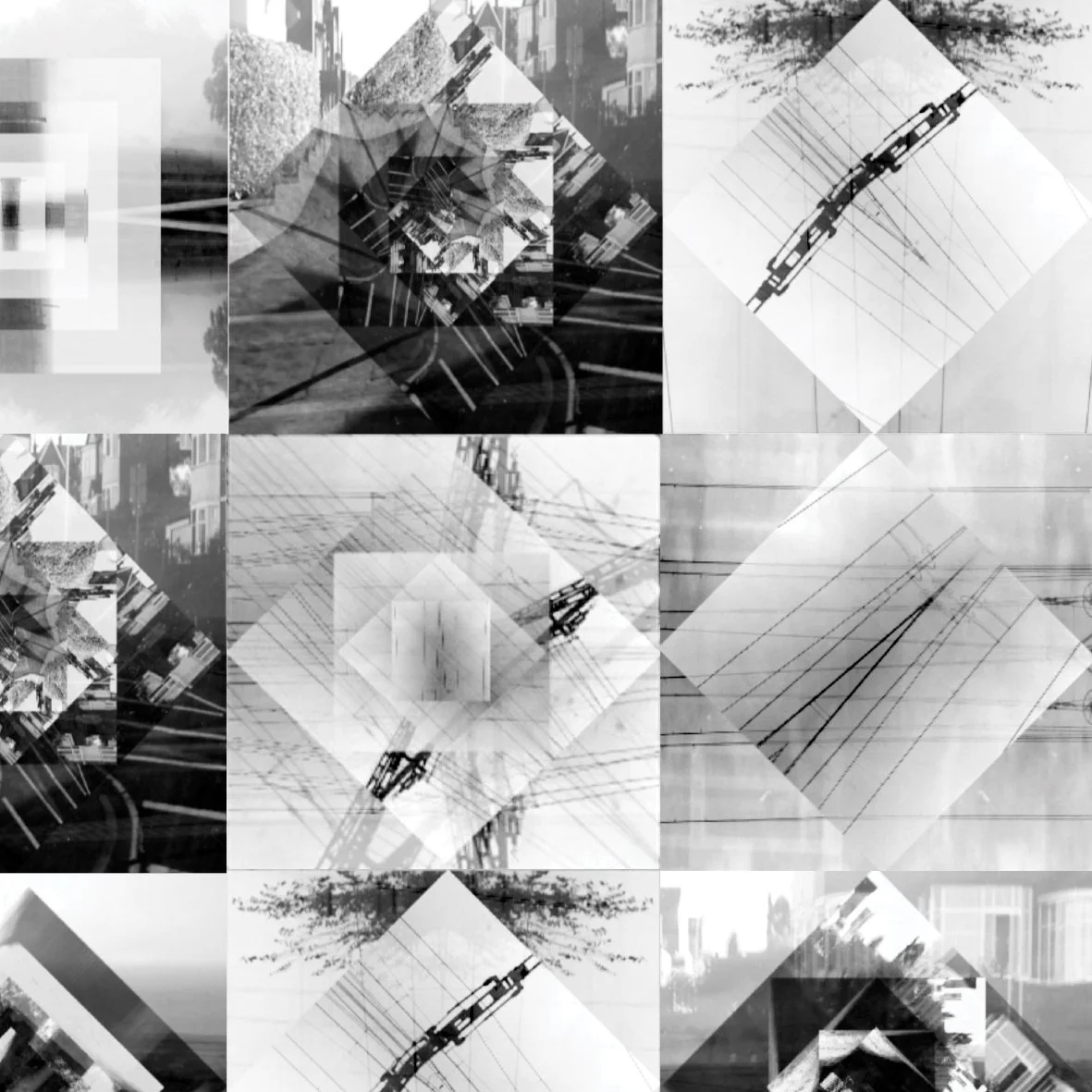 power lines abstract design illustration