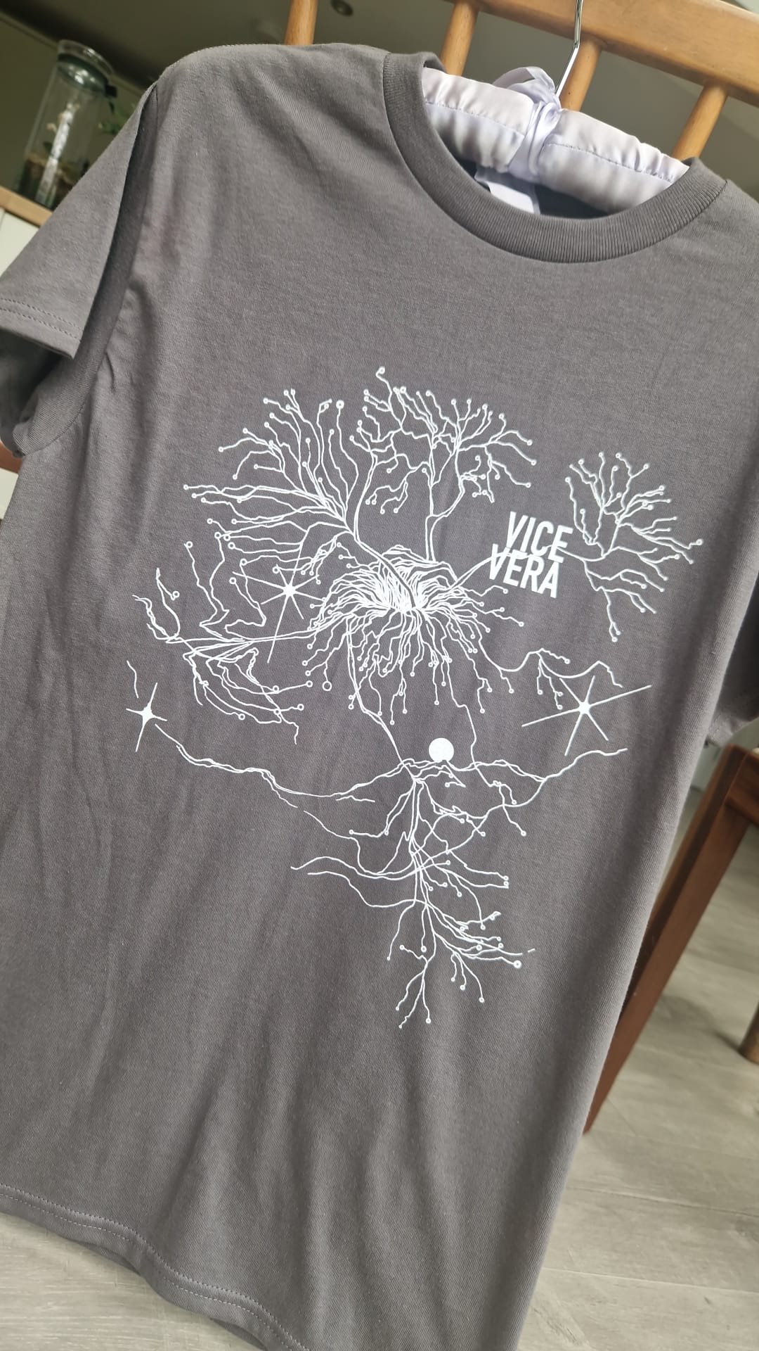 vice vera lunacy universe neurones drawing illustration t-shirt design