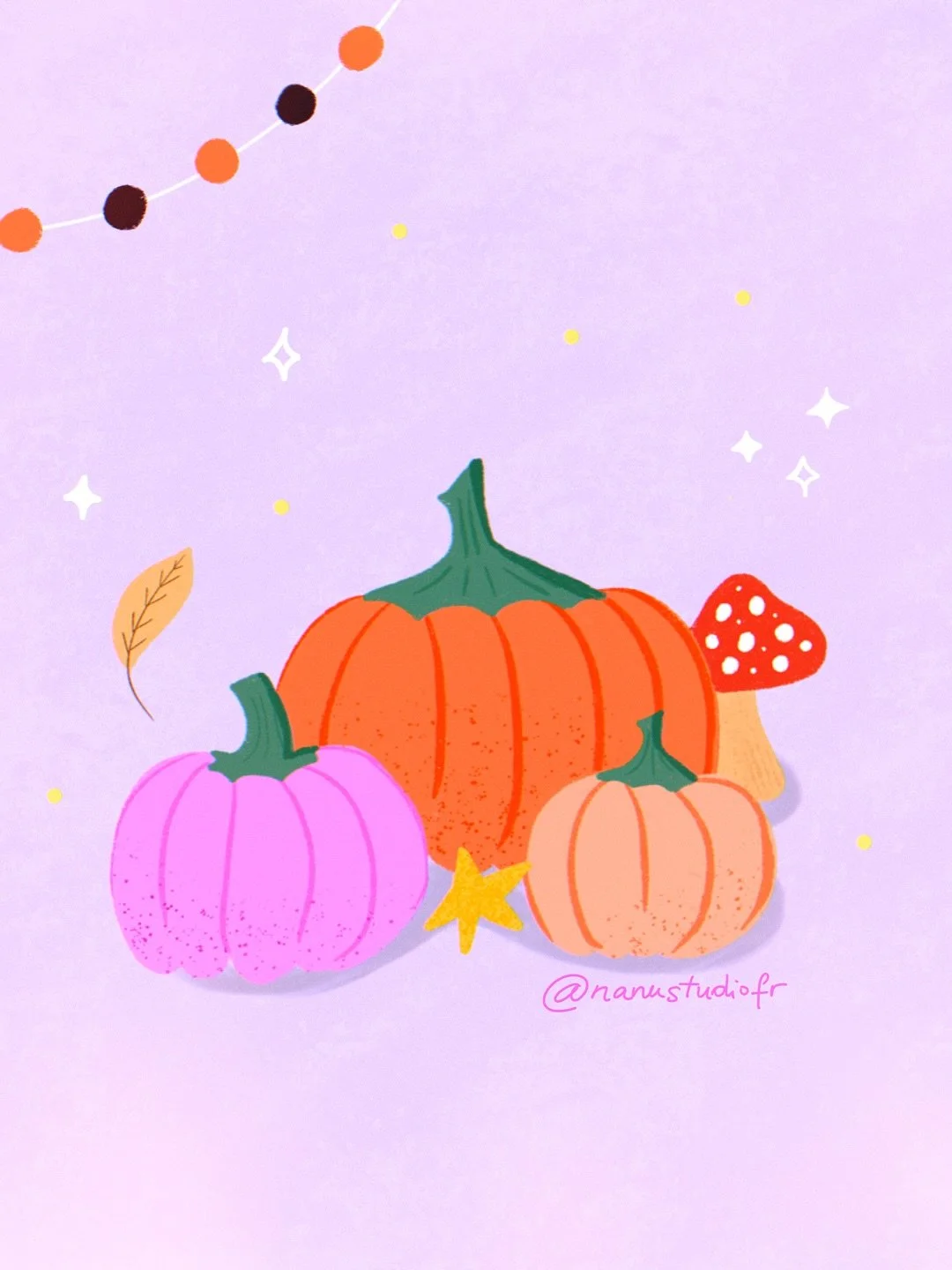 🎃 Pumpkin vibes today 🍂

Mon illustration du jour : Pumpkin, pleine de couleurs chaudes et de douceur d&rsquo;automne.

Je la partage pour le Tuesday Collective, un moment cr&eacute;atif que j&rsquo;adore pour explorer et &eacute;changer entre arti
