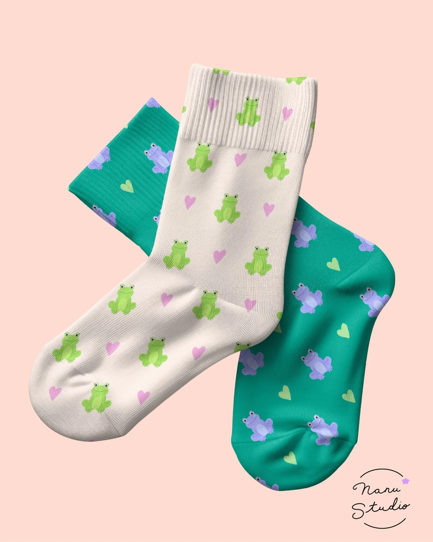 EN &amp; FR 👉 What if I collaborated with a textile brand? 😊

Lately, I&rsquo;ve been imagining my patterns and illustrations coming to life on real products &mdash; apparel, socks, sneakers, and more.

These motifs were created during two amazing 