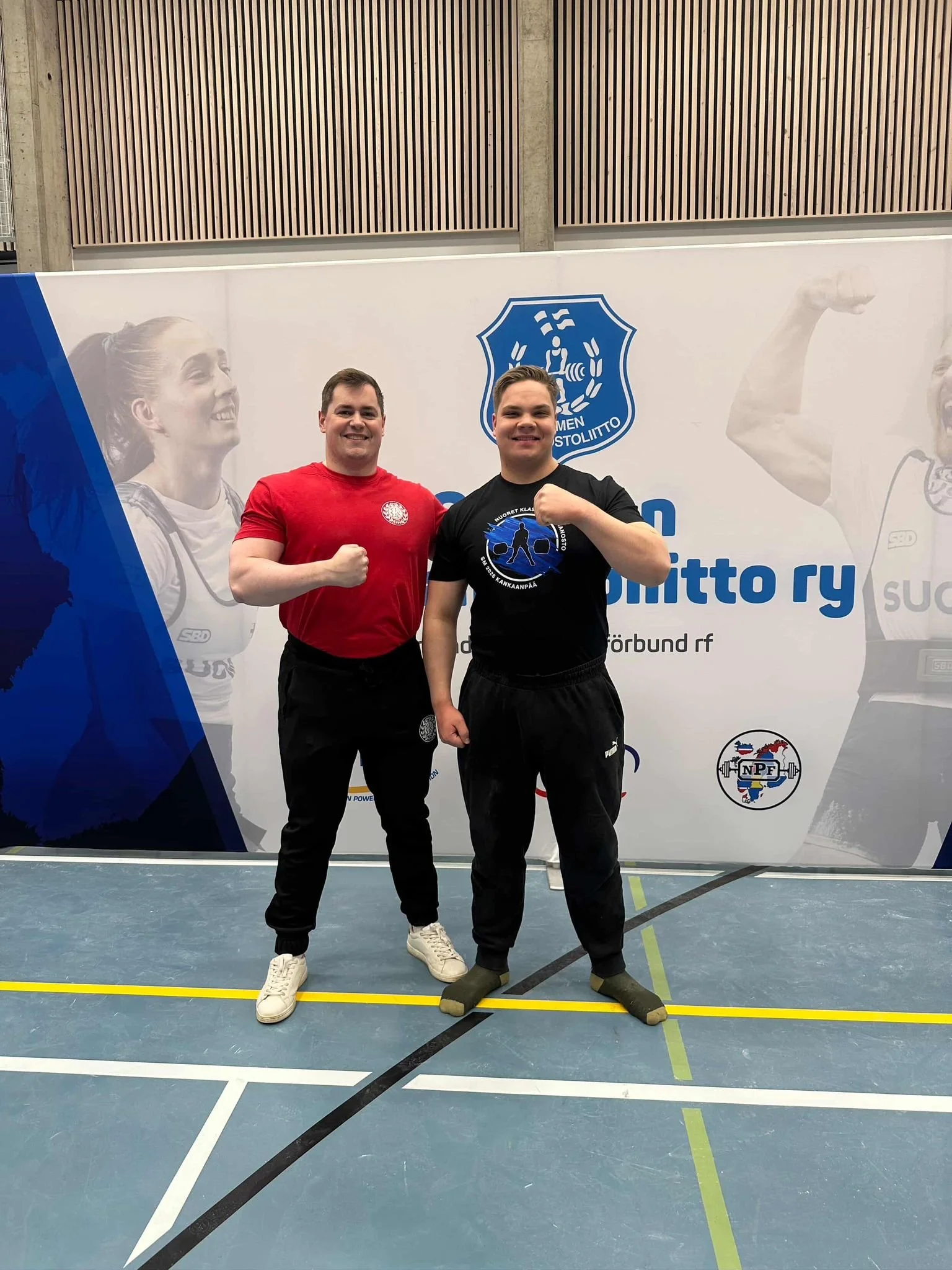 Samuel Keholle 4. sija voimanoston nuorten SM-kisoissa Kankaanpäässä