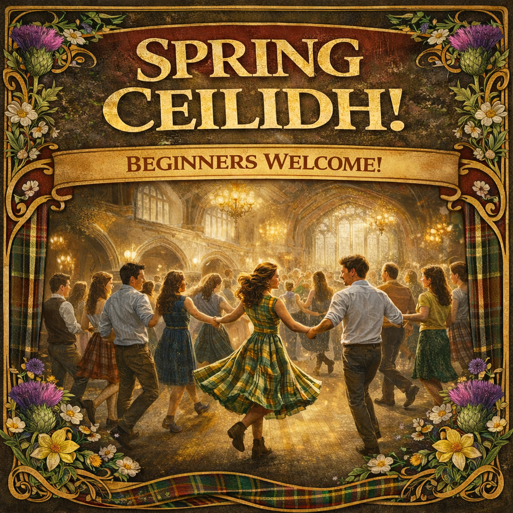 🪻🌿Spring Ceilidh on Wed 1st April at Pont Street