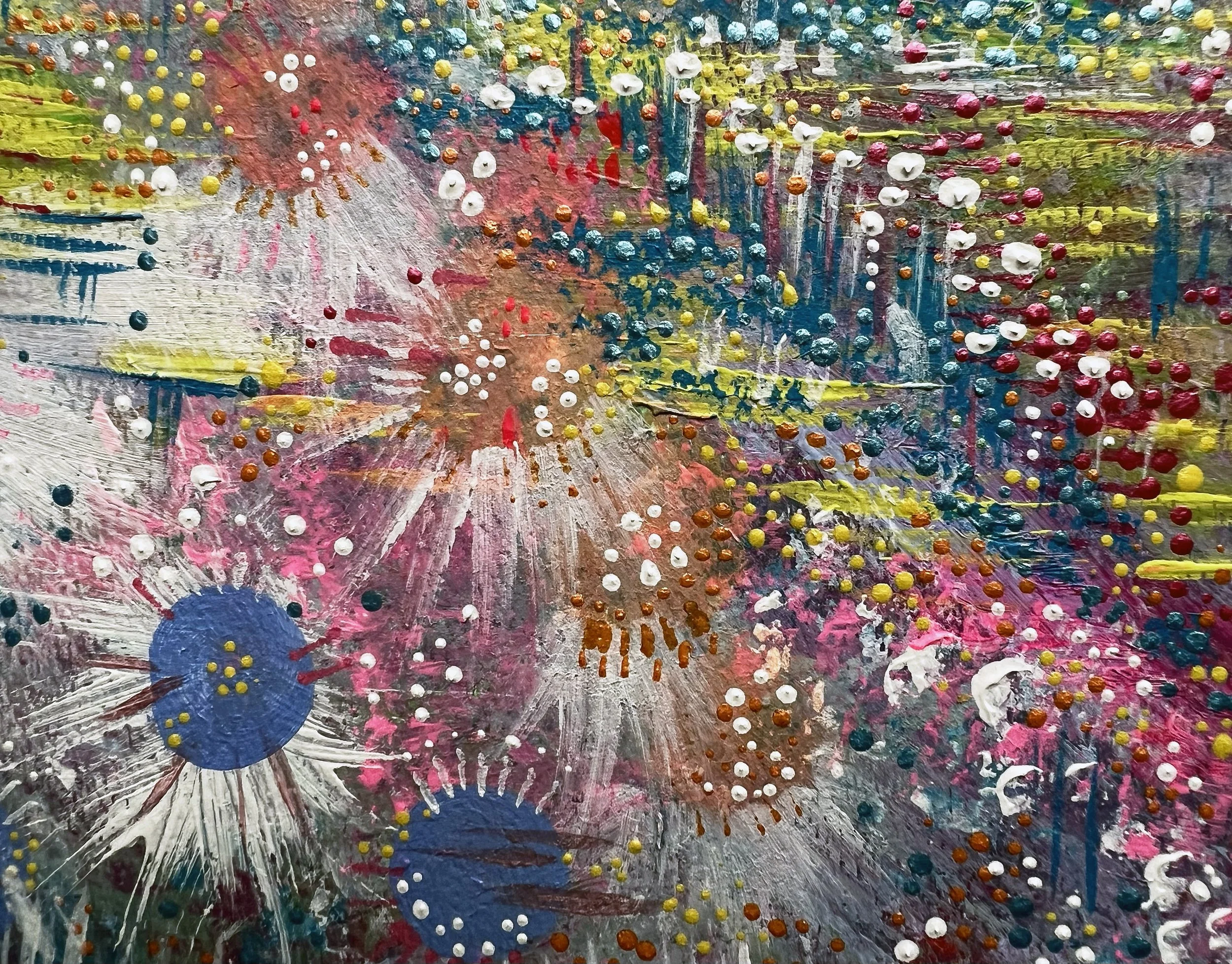 Covid Flower Bloom
2020
Acrylic on paper
58,5 x 76 cm (23 x 30 in)