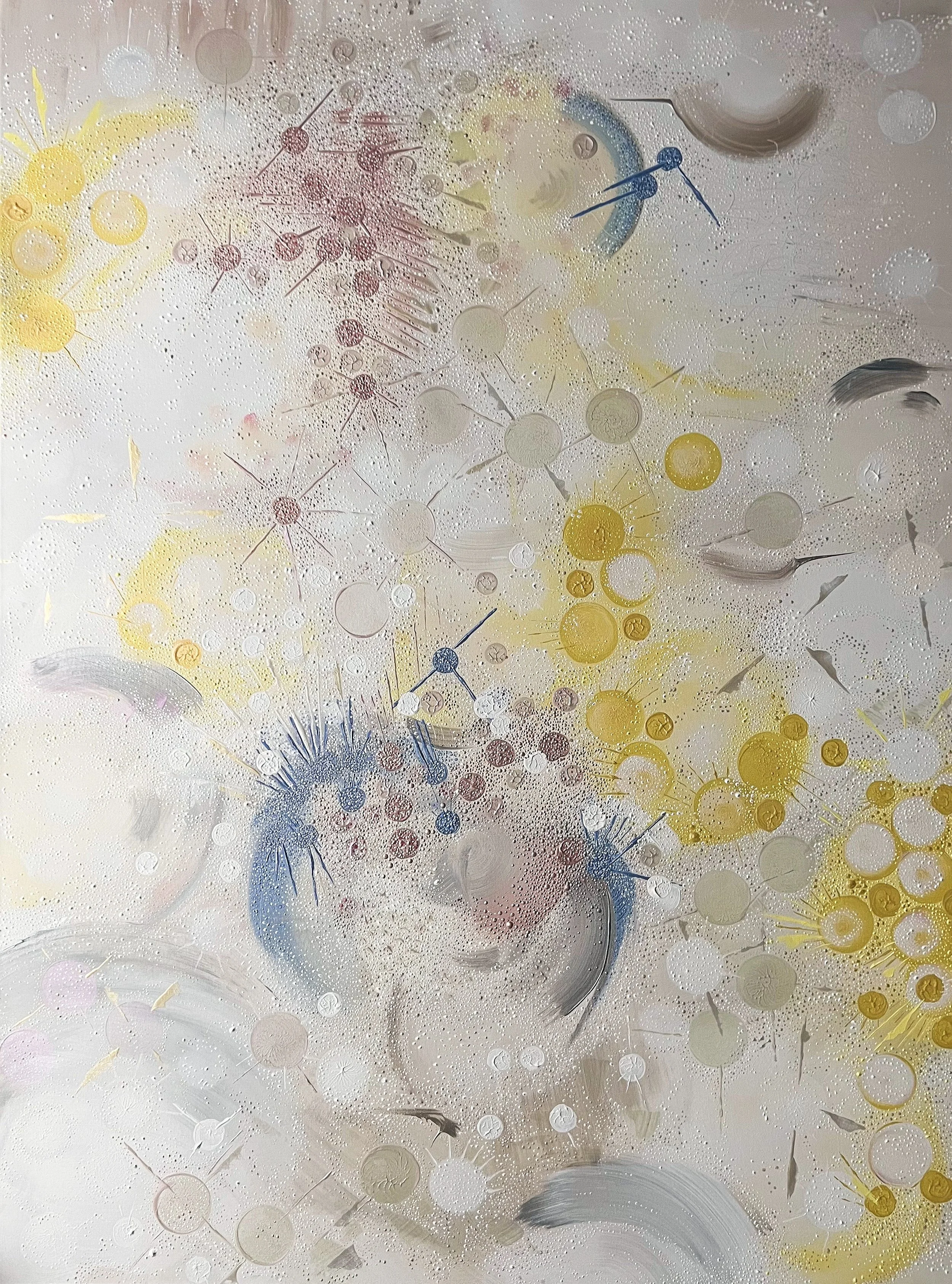  We Were Dancing and in Love 
2024-2025 
Acrylic on canvas 
3' x 4' (36 x 48 in)