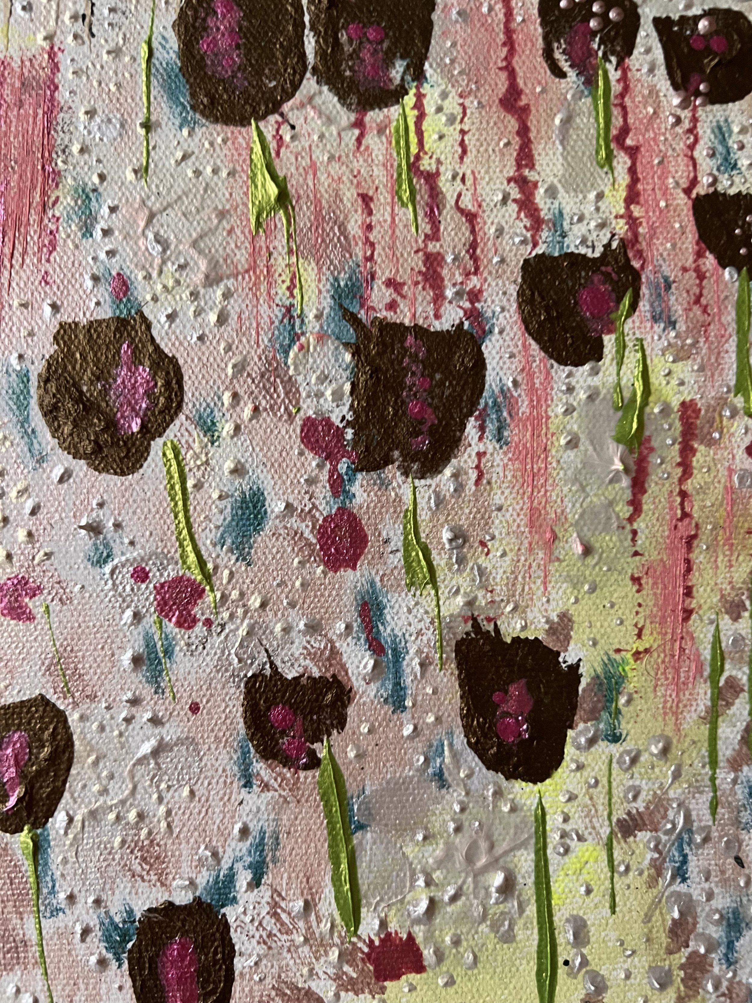  Broken Open 
2025-2026 
Acrylic & oil on canvas 
3' x 4' (36 x 48 in)