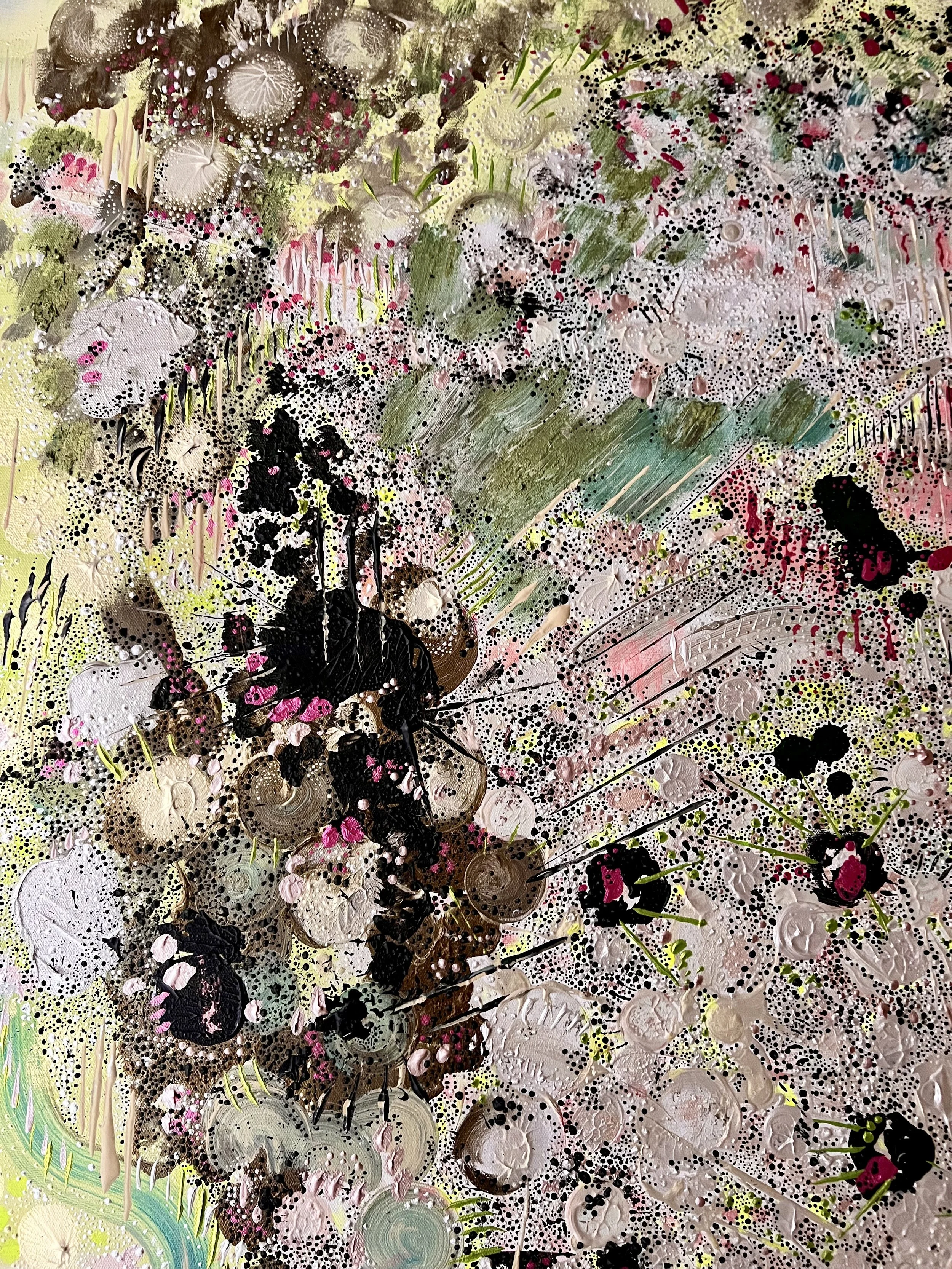  Broken Open 
2025-2026 
Acrylic & oil on canvas 
3' x 4' (36 x 48 in)