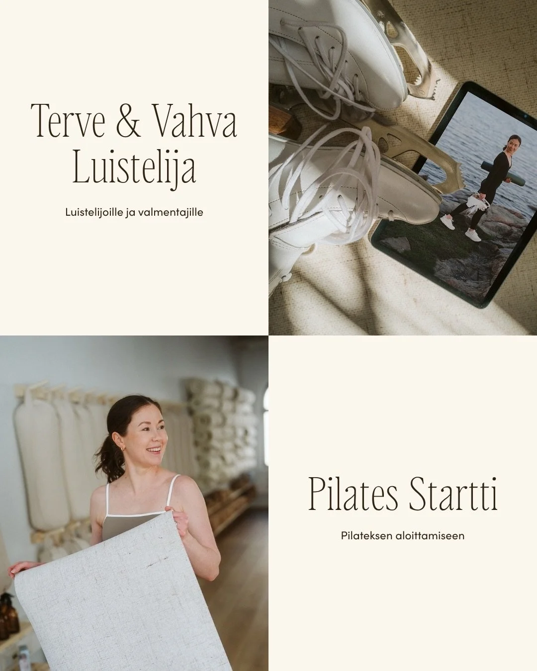 Kajon ensimm&auml;iset verkkokurssit ovat nyt liven&auml;!🥳🥲💙 
&nbsp;
Kummatkin kurssit ovat olleet mulle intohimoprojekteja joita on ollut ilo vet&auml;&auml; kasvotusten ja kehitt&auml;&auml; eteenp&auml;in. Kumpaakin on kysytty online-versioiks