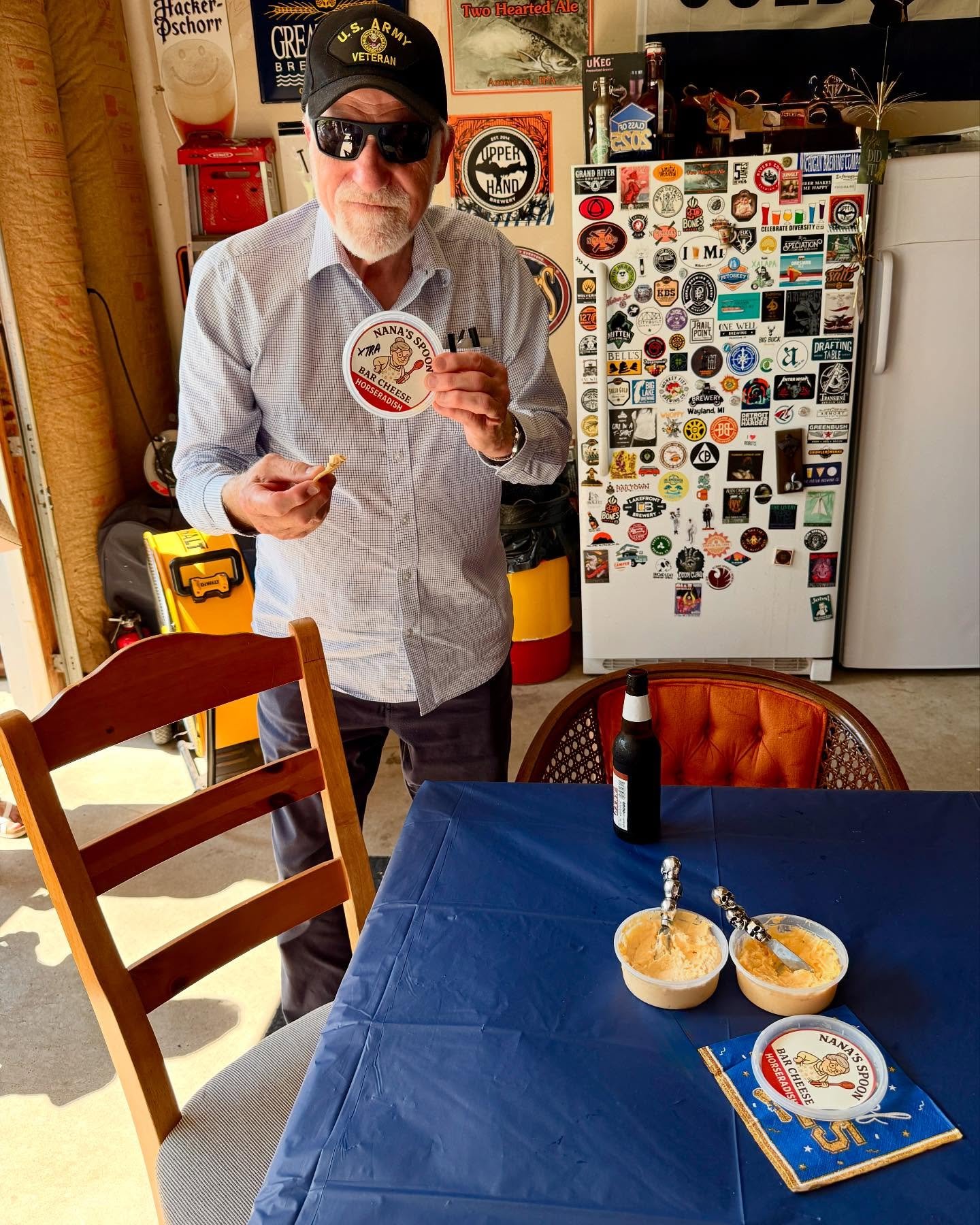 This holiday weekend was something special. Surrounded by beloved family, friends, and proud veterans, we shared the first taste of Nana’s Spoon’s new flavor Xtra Horseradish!
We’re honored to have our cheese enjoyed by those who&