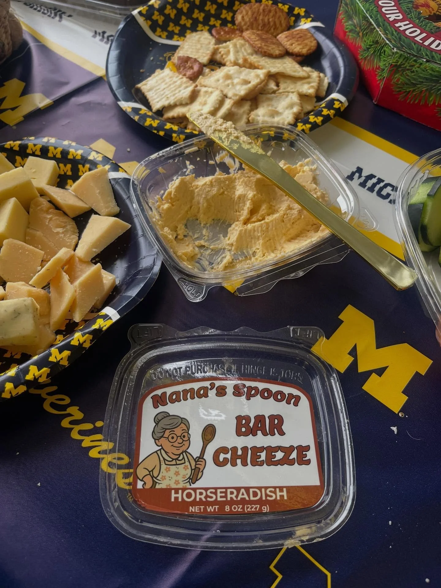 Nana was never the loudest sports fan in the house, but she loved any reason to bring people together. Michigan vs. Ohio State tailgate felt like the perfect spot to share her bar cheeze and keep that tradition going. Good food, good company, and a l