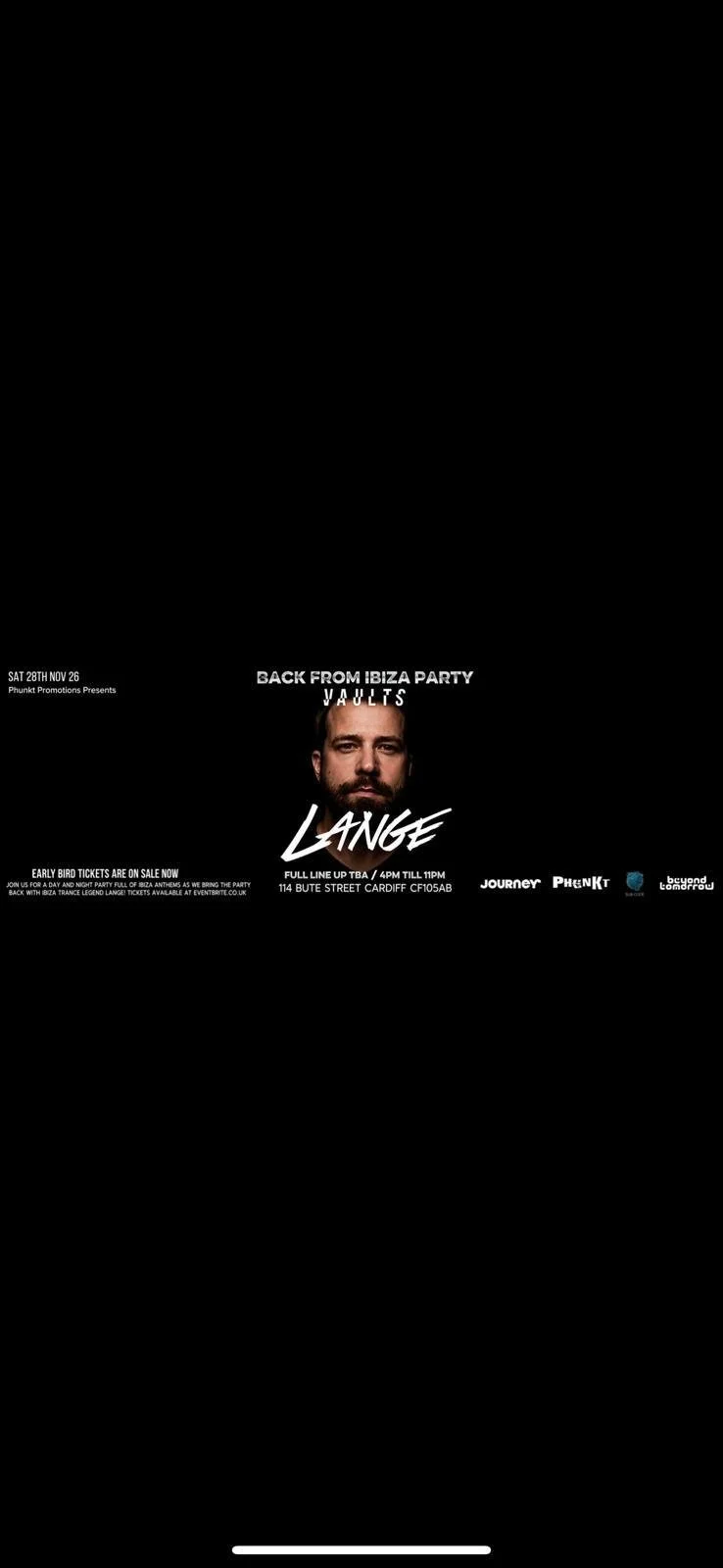 Phunkt Promotions Presents Back from Ibiza Party