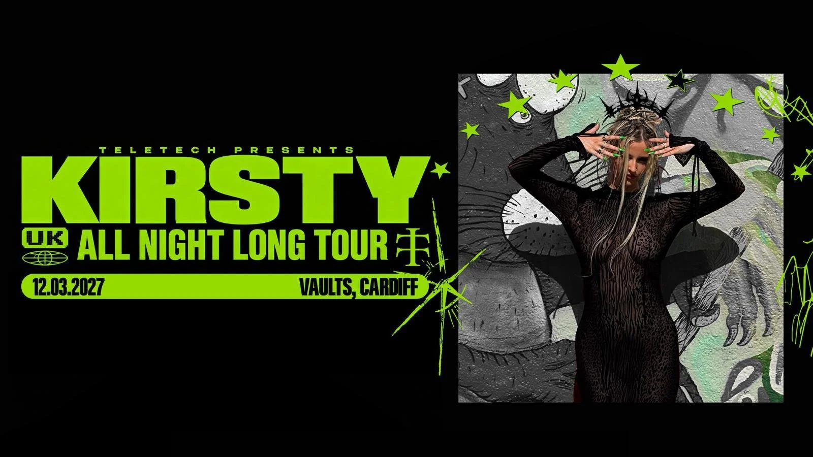 Teletech: KIRSTY [All Night Long] - Cardiff