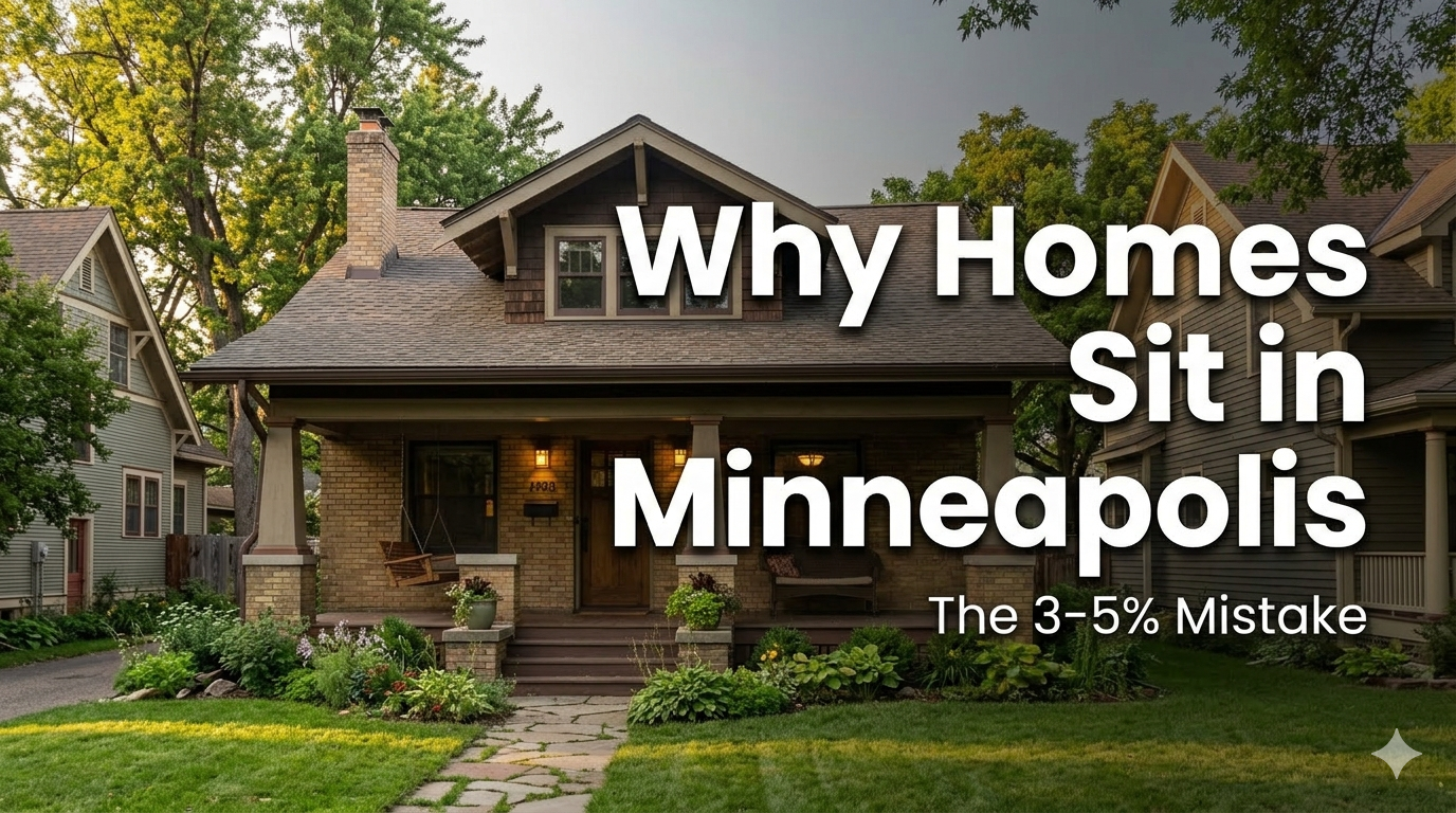 Why Homes Don’t Sell in Minneapolis (The 3–5% Mistake Most Sellers Make)