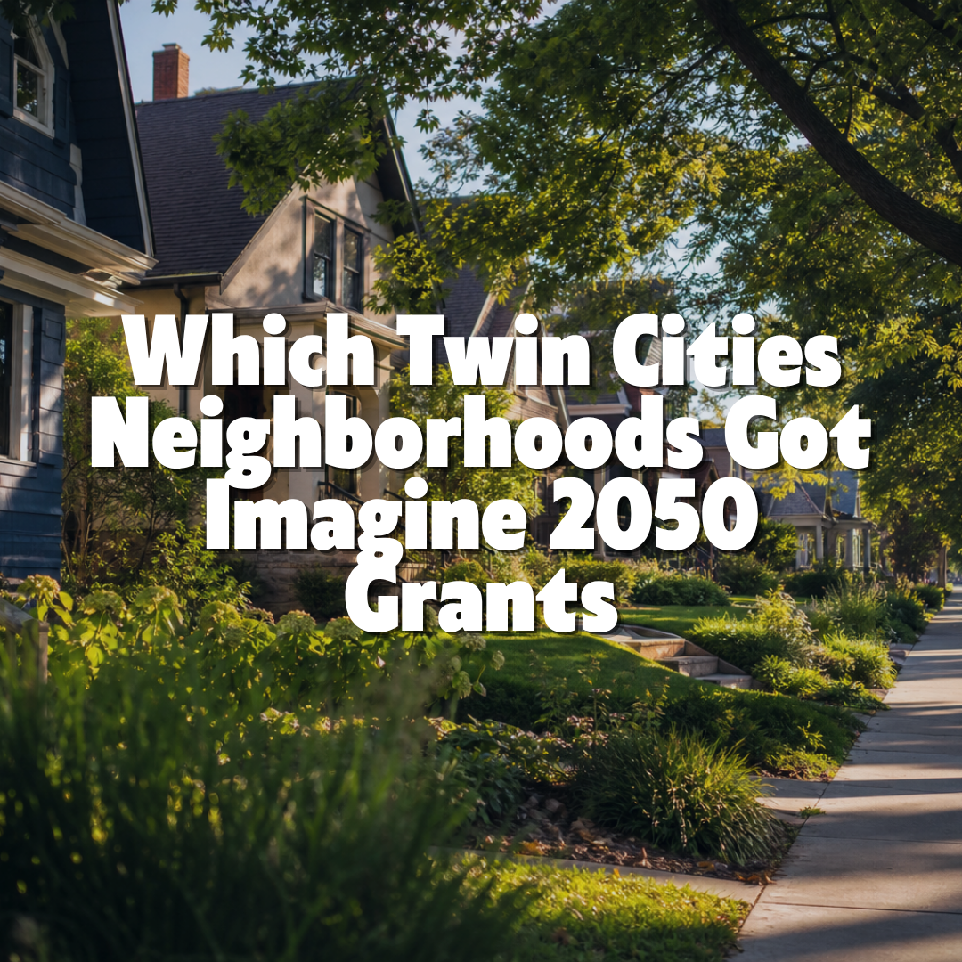 Which Twin Cities Neighborhoods Got Imagine 2050 Grants