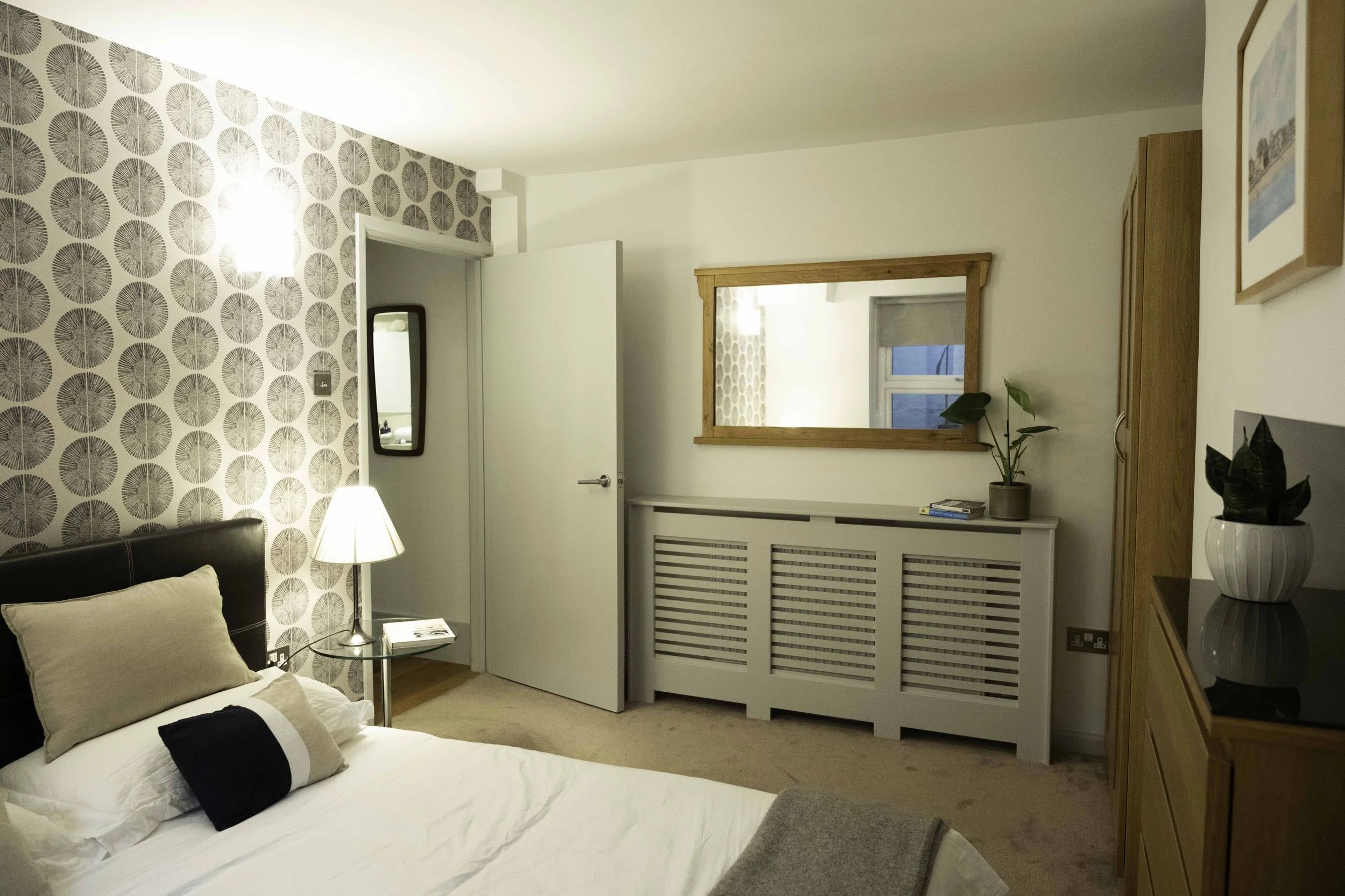 Bedroom 1 with king size bed