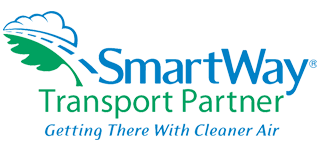 SmartWay Transport Partner logo with a stylized cloud and leaf above the text