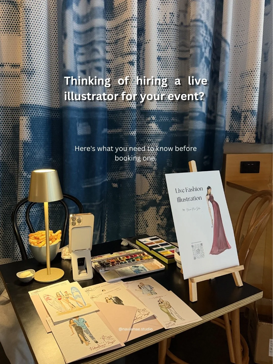 Thinking of hiring a live illustrator for your event?
Save this post for later 🤍
Send me your guest count and I&rsquo;ll help you figure out the best setup for your celebration.

This angle is especially powerful because you&rsquo;re not selling &ld