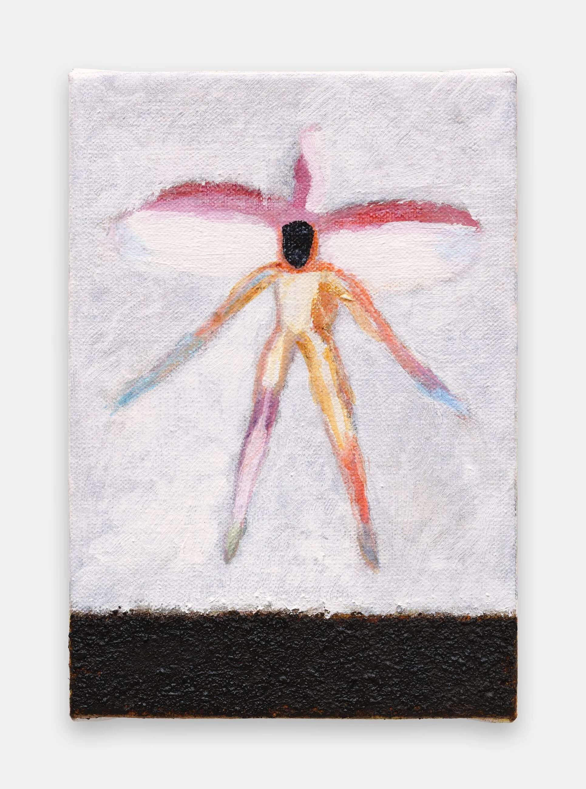 Earth Room Fairy
2026
Acrylic and earth on canvas
19 x 13.5 x 2 cm
7 1/2 x 5 3/8 x 3/4 in
Photograph by Eva Herzog