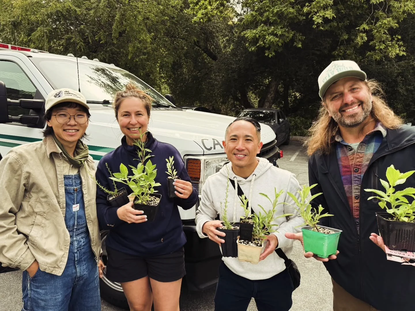 This past Saturday, through @ltsc.cdc and @ltsc_changingtides I had the pleasure of leading a wonderful group of humans on a Forest Bathing walk in the Angeles National Forest. 

We were nestled beneath the canopy of trees, next to a flowing creek. T
