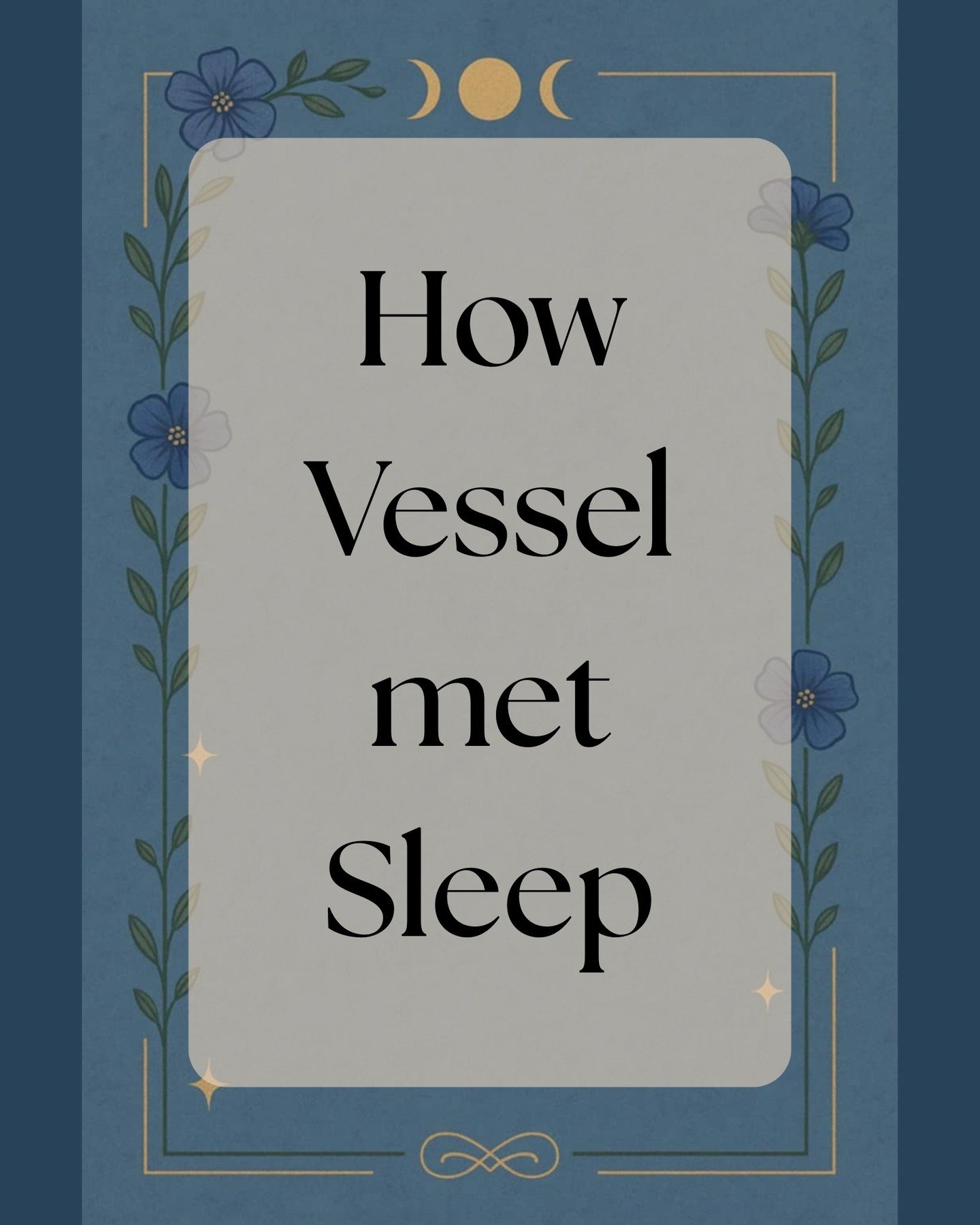 How Vessel met Sleep

The Creator first encountered an ancient entity in a dream - an encounter so profound that he named her Sleep, for no fitting translation exists in the modern tongue. In that dream, she promised him transformation: a vision of g
