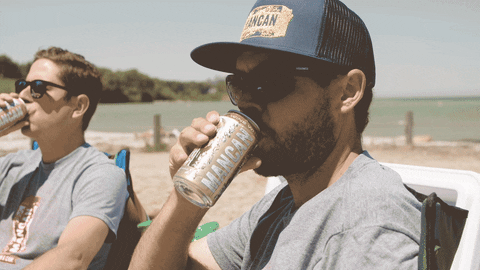 Summer Hanging Out GIF by MANCANWINE.gif