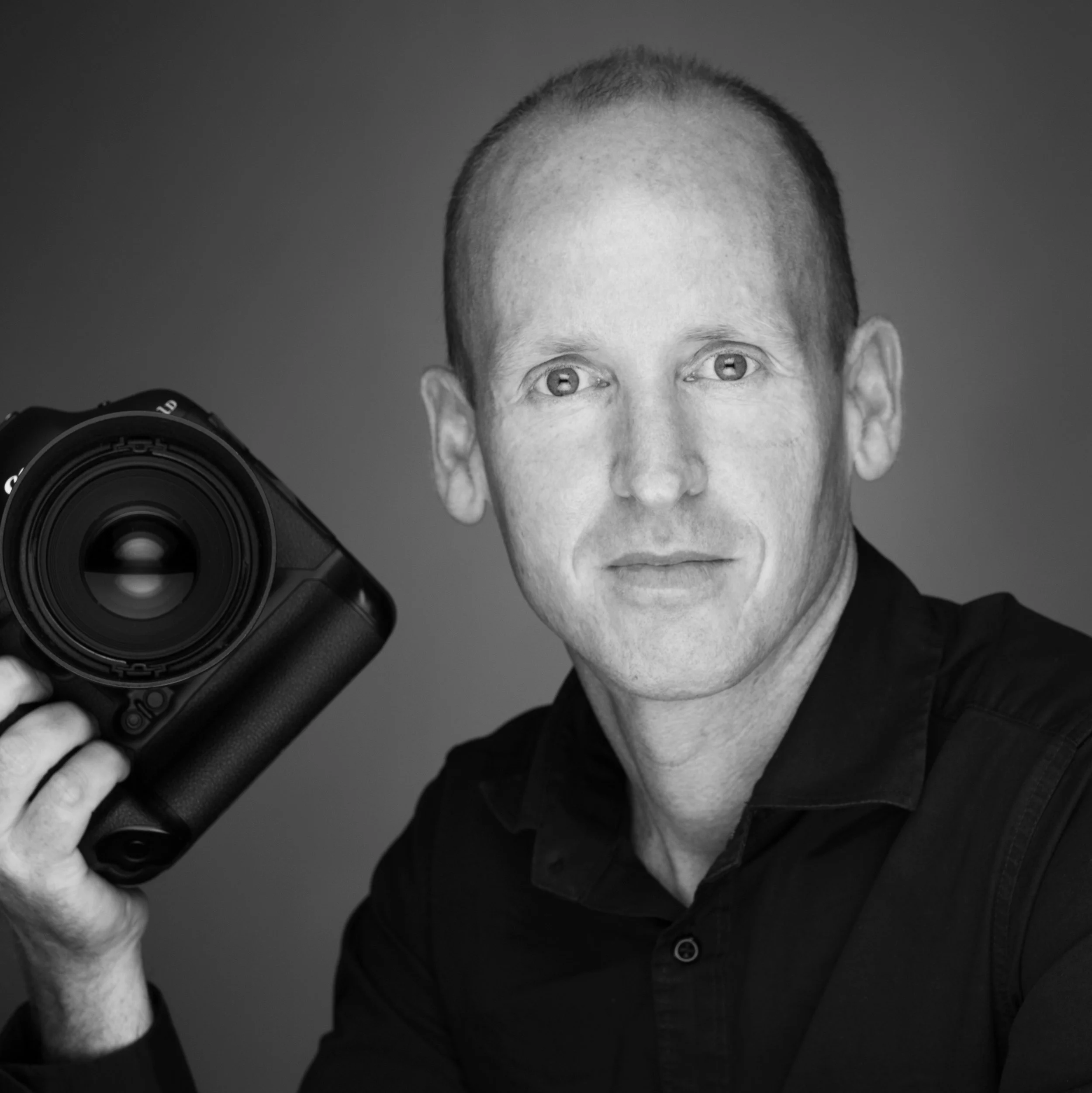 David Fisher with camera