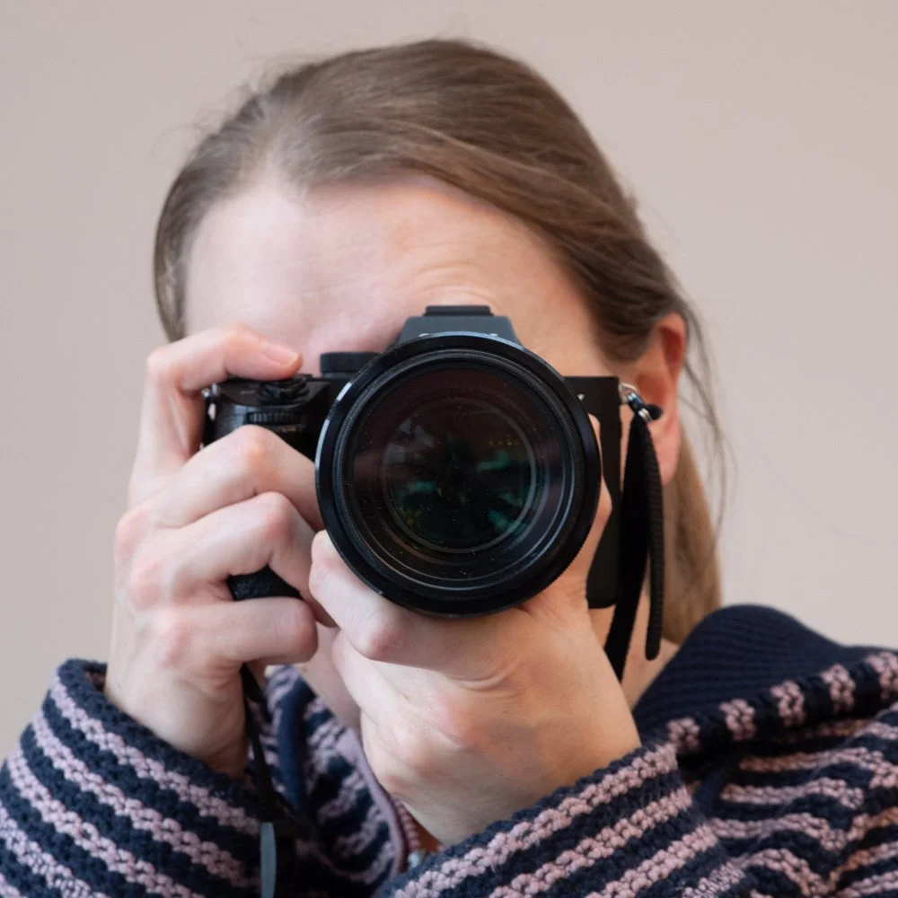 Photographer with camera