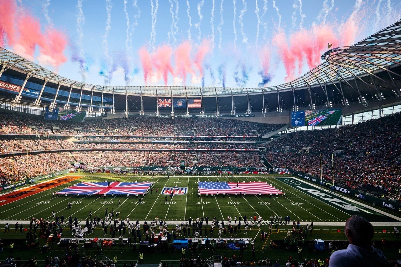 image of Wembley stadium hosting NFL