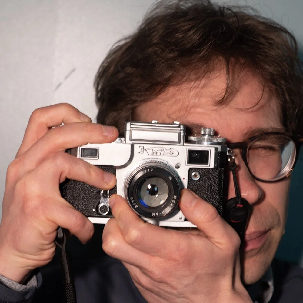 Photographer with camera