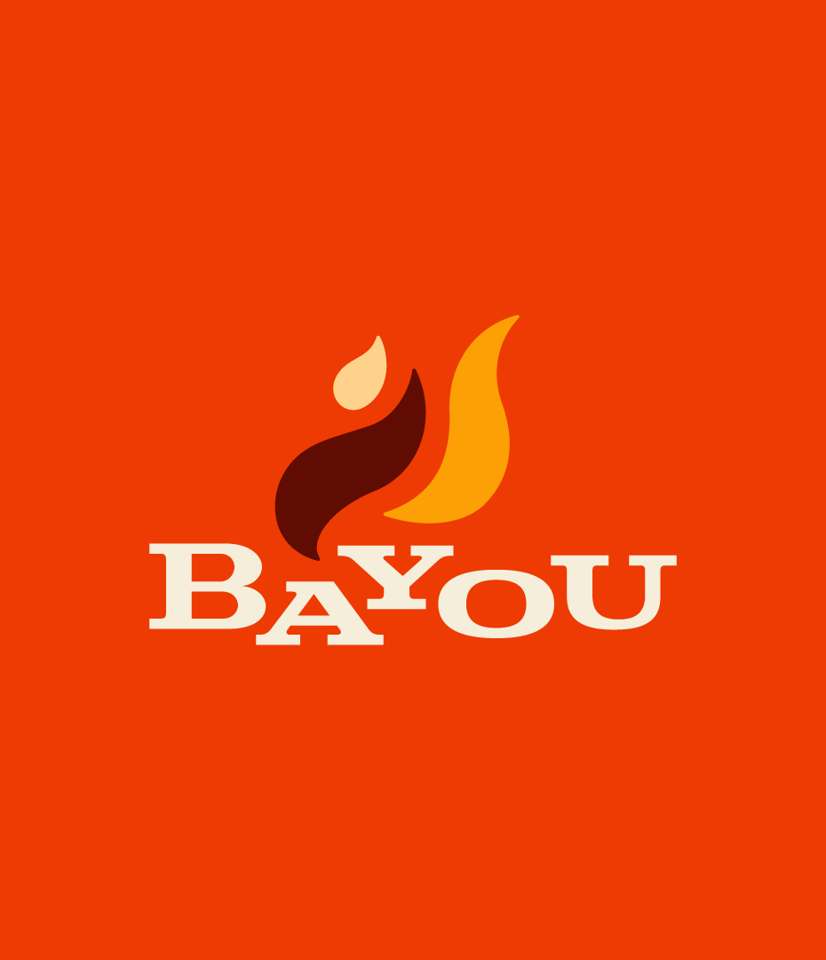 Restaurant logo design brand identity design for Bayou restaurant