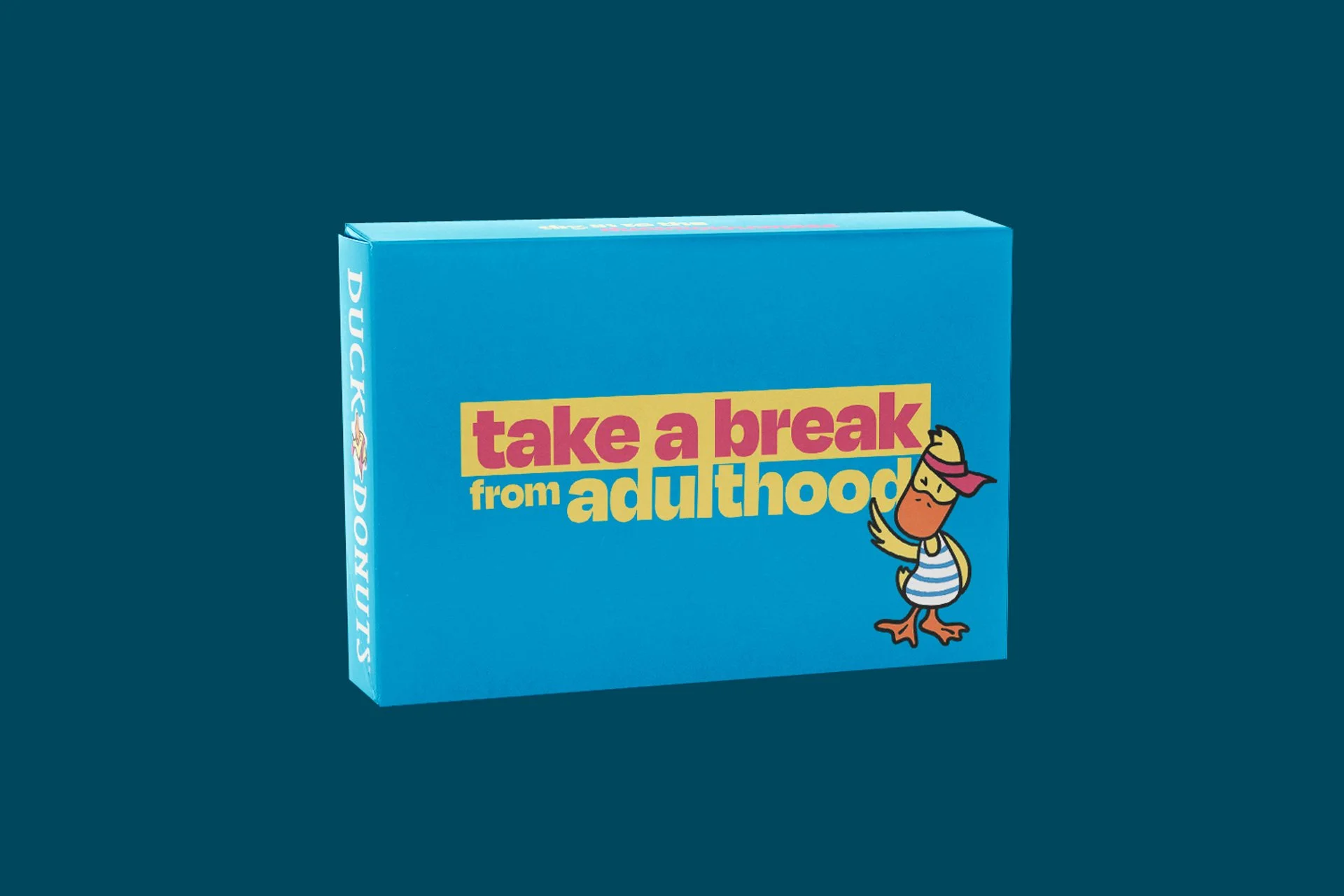 Duck Donuts donut box packaging design