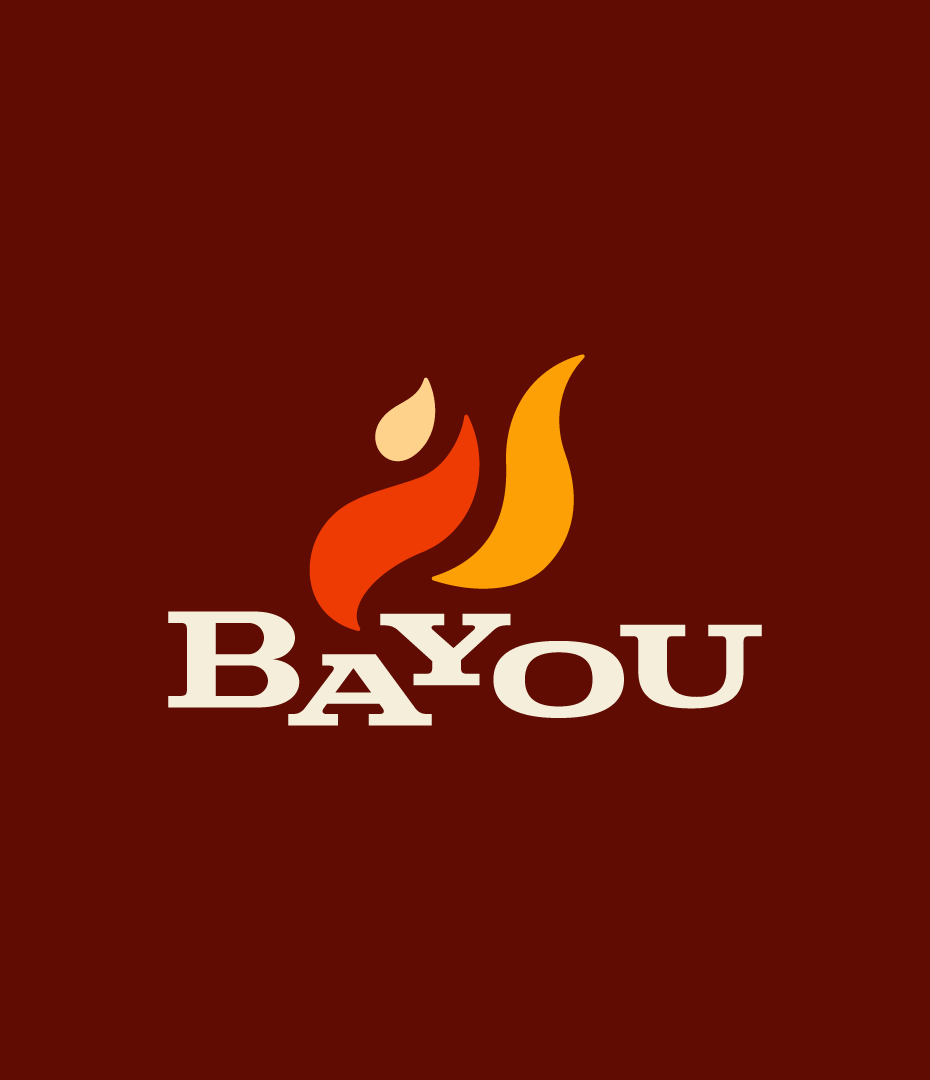 Restaurant logo design brand identity design for Bayou restaurant