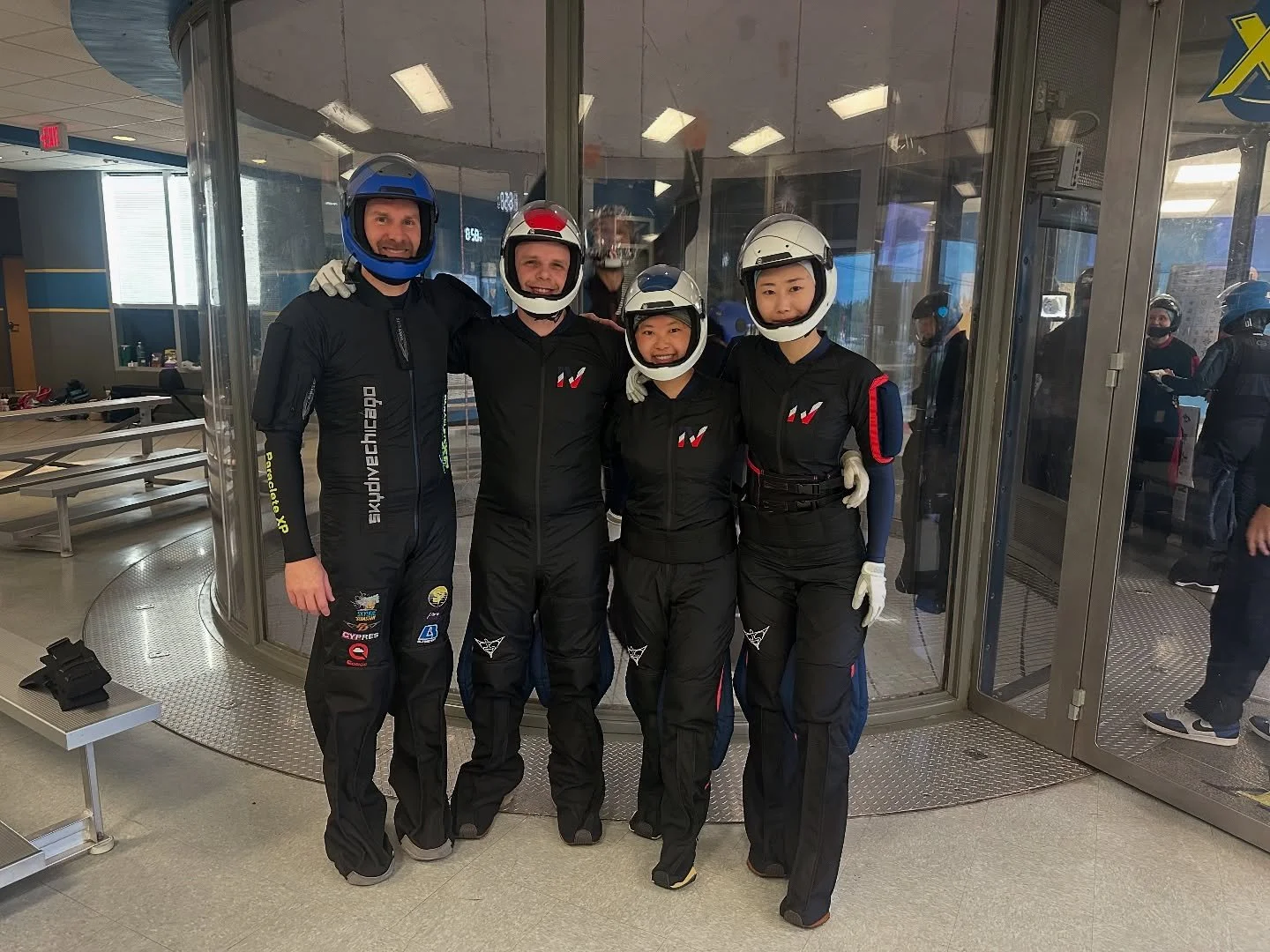What a full weekend! We had a BLAST at the Rhythm tunnel camp this weekend. 2 hours and 45 minutes full minutes of flying for each of us and working with Greg Oldendick. Big thanks to our coach Greg and @sdcrhythmxp!

#skydiving #indoorskydiving #par