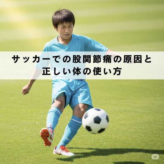 サッカー選手に多い股関節痛グロインペインの原因と正しい身体の使い方