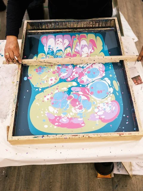 Marbled Paper Workshop w/Marlene Davis